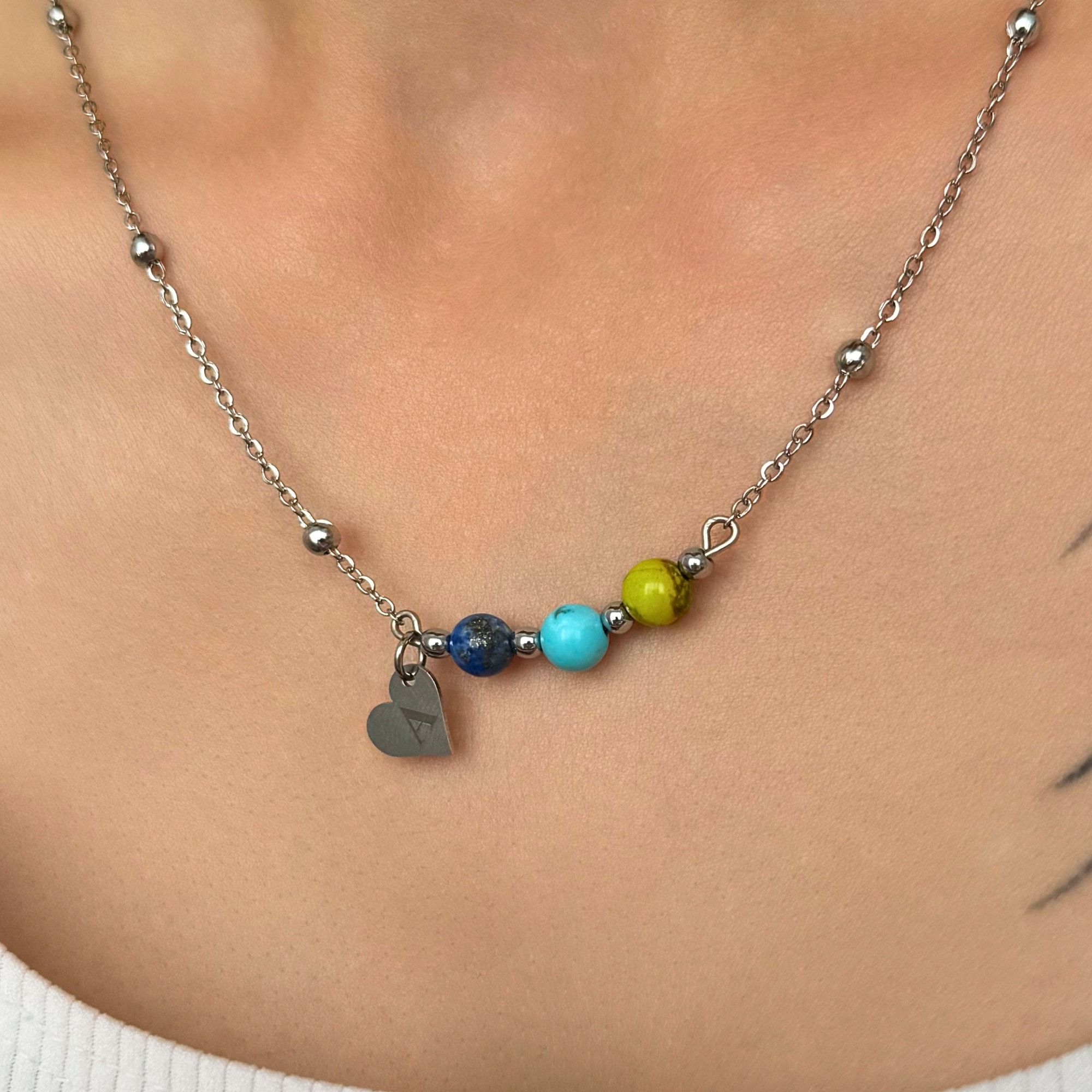 ♐️ Yay Burcu – Kişiye Özel Silver Çelik Burç Kolye