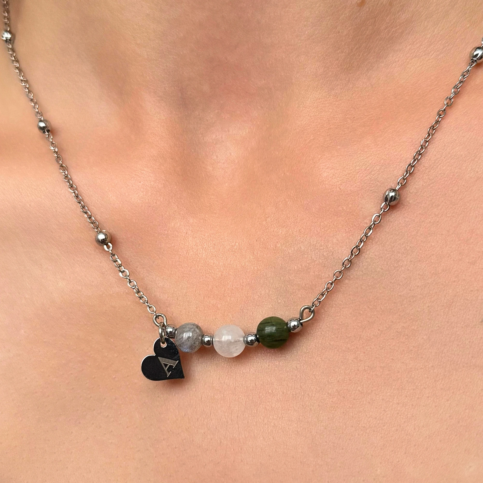 ♋️ Cancer Zodiac – Personalized Silver Stainless Steel Zodiac Necklace