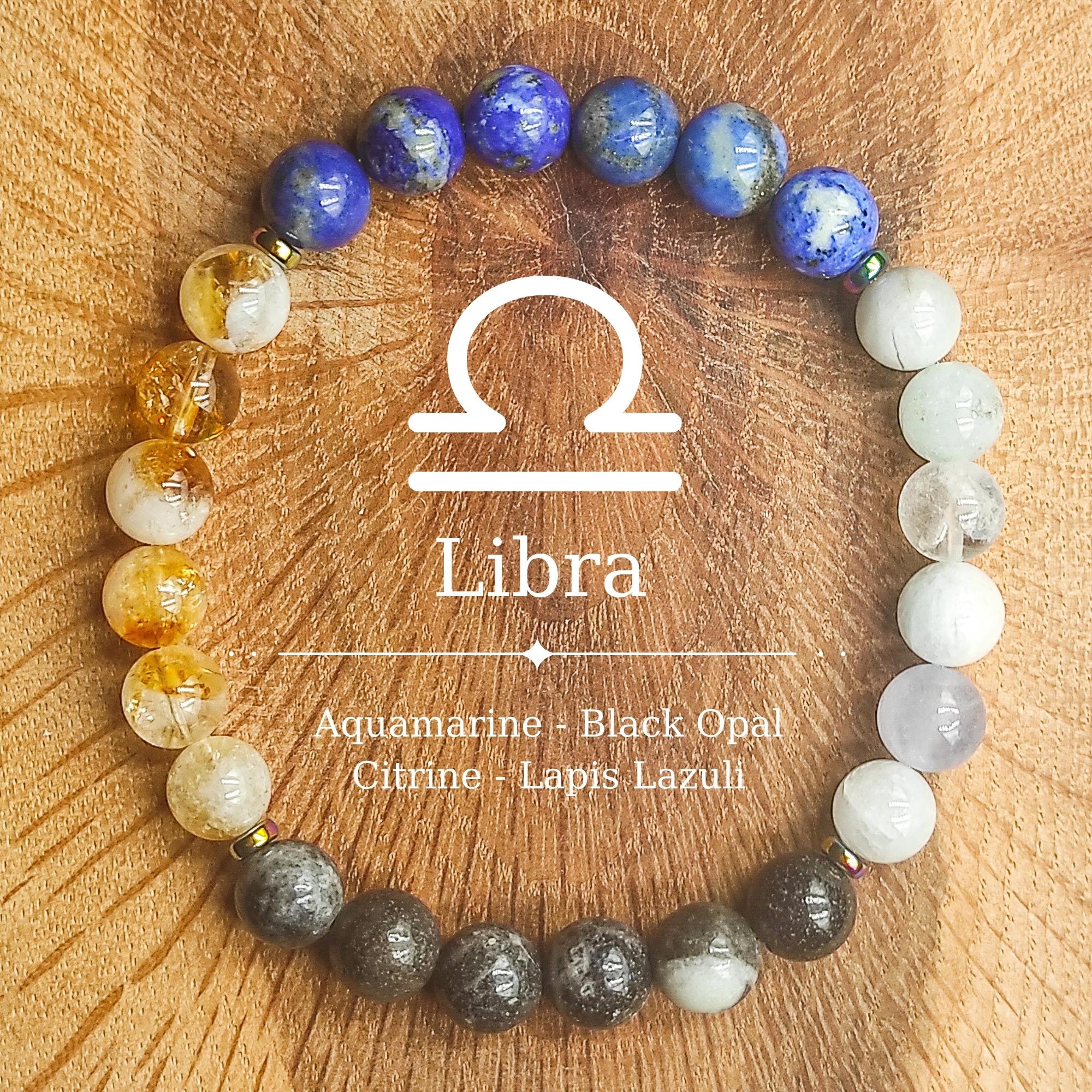 Libra Gemstone Bracelet