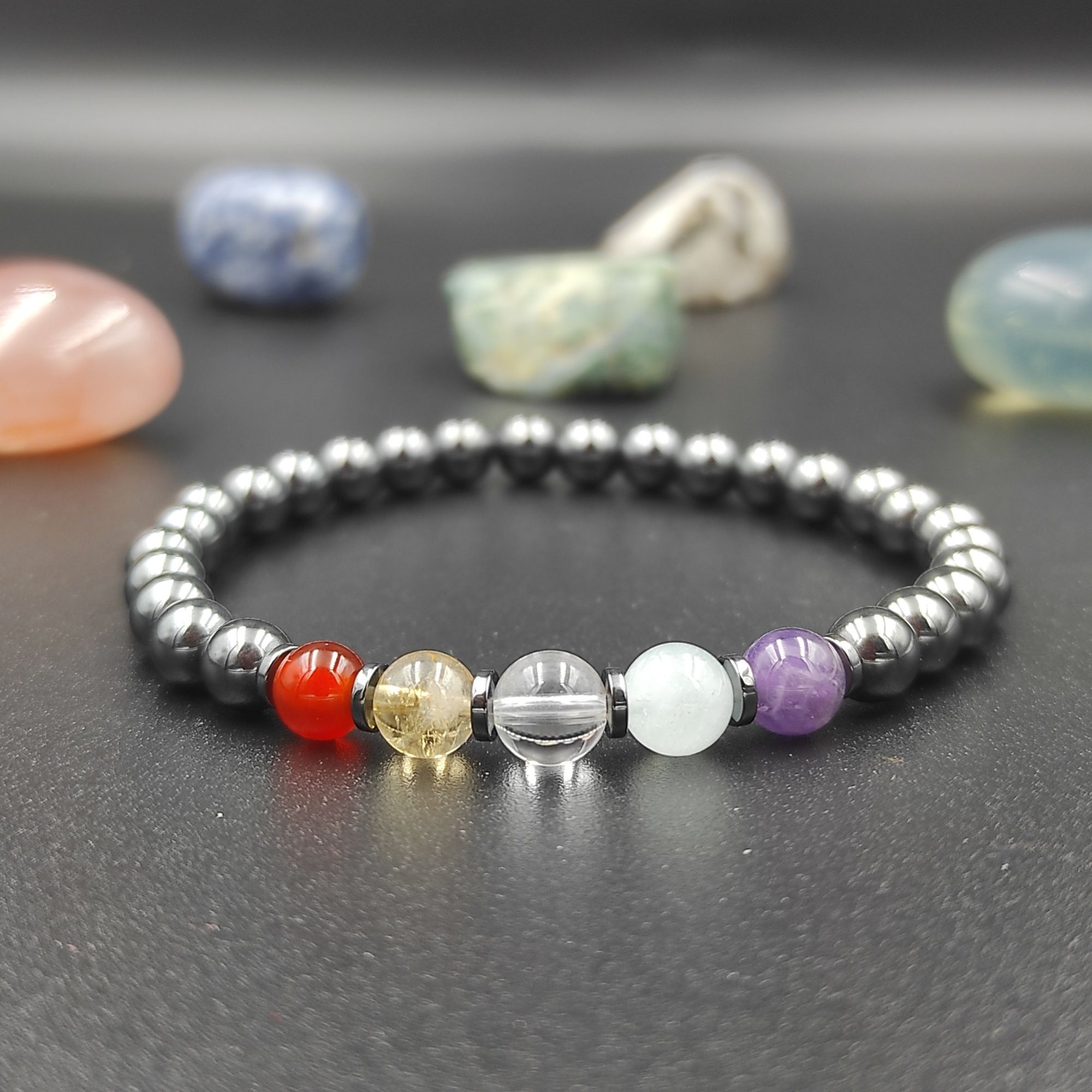 Aries Gemstone Men's Bracelet