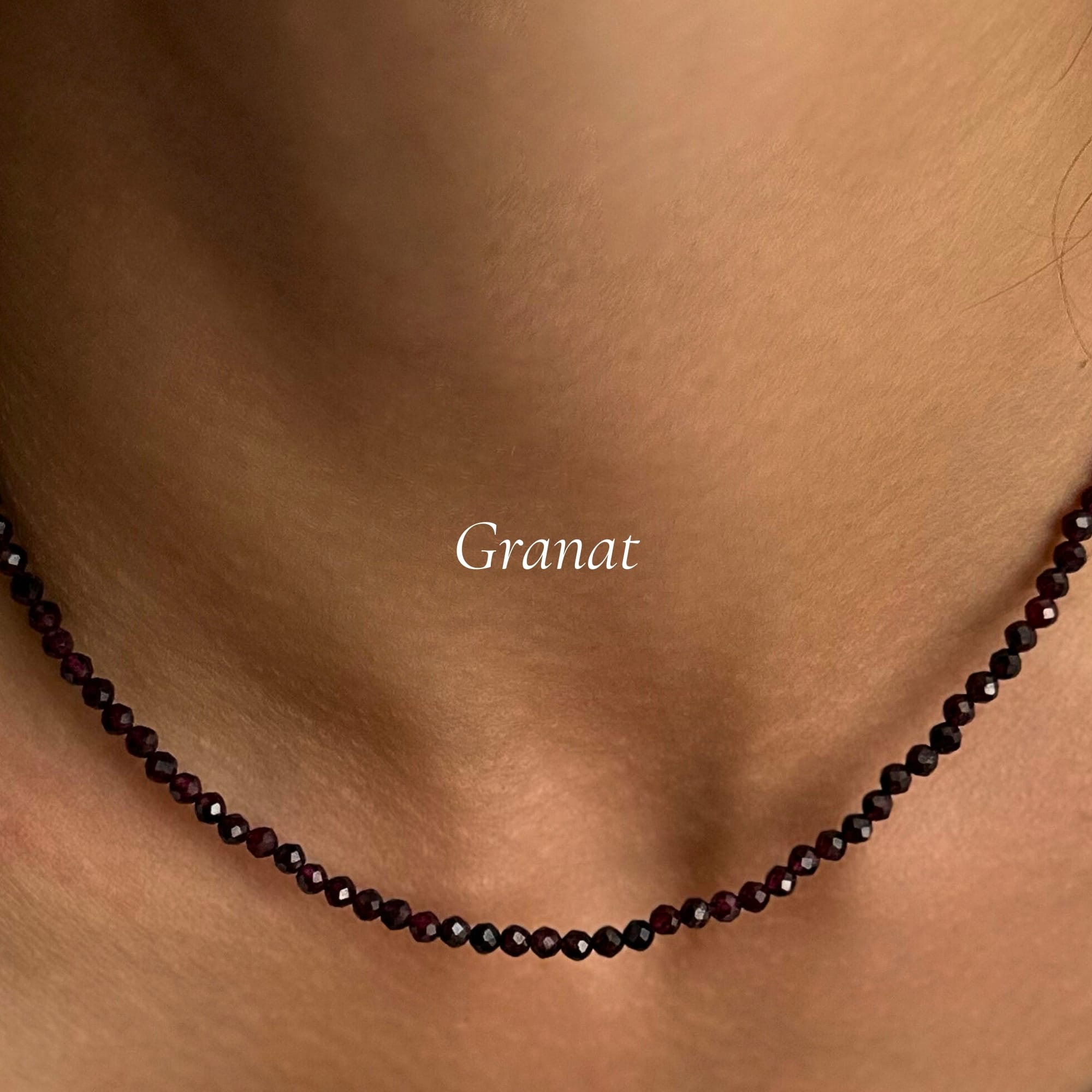 Doğal Granat Taşlı Kolye – Tutkunun Simgesi