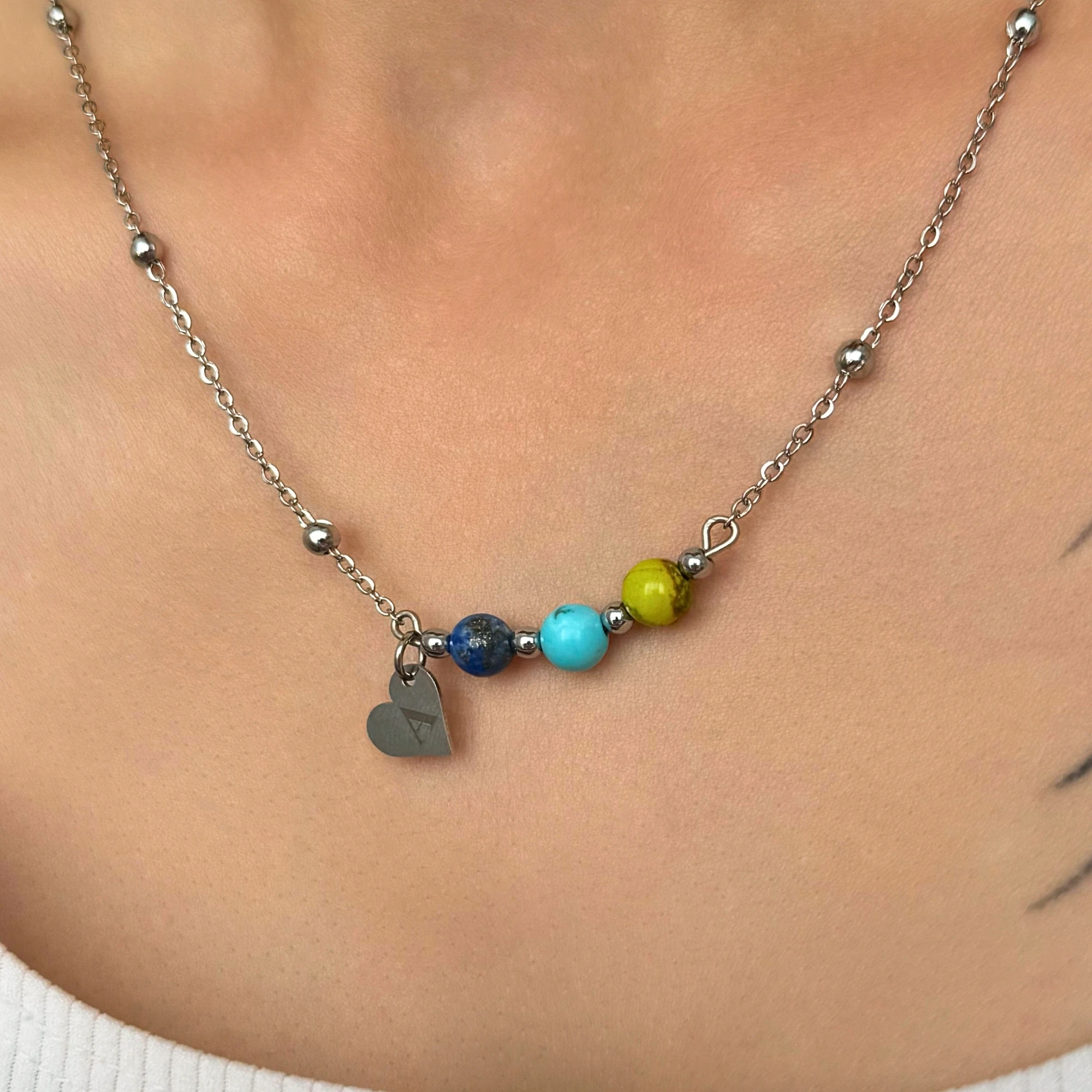 ♐️ Sagittarius Zodiac – Personalized Silver Stainless Steel Zodiac Necklace