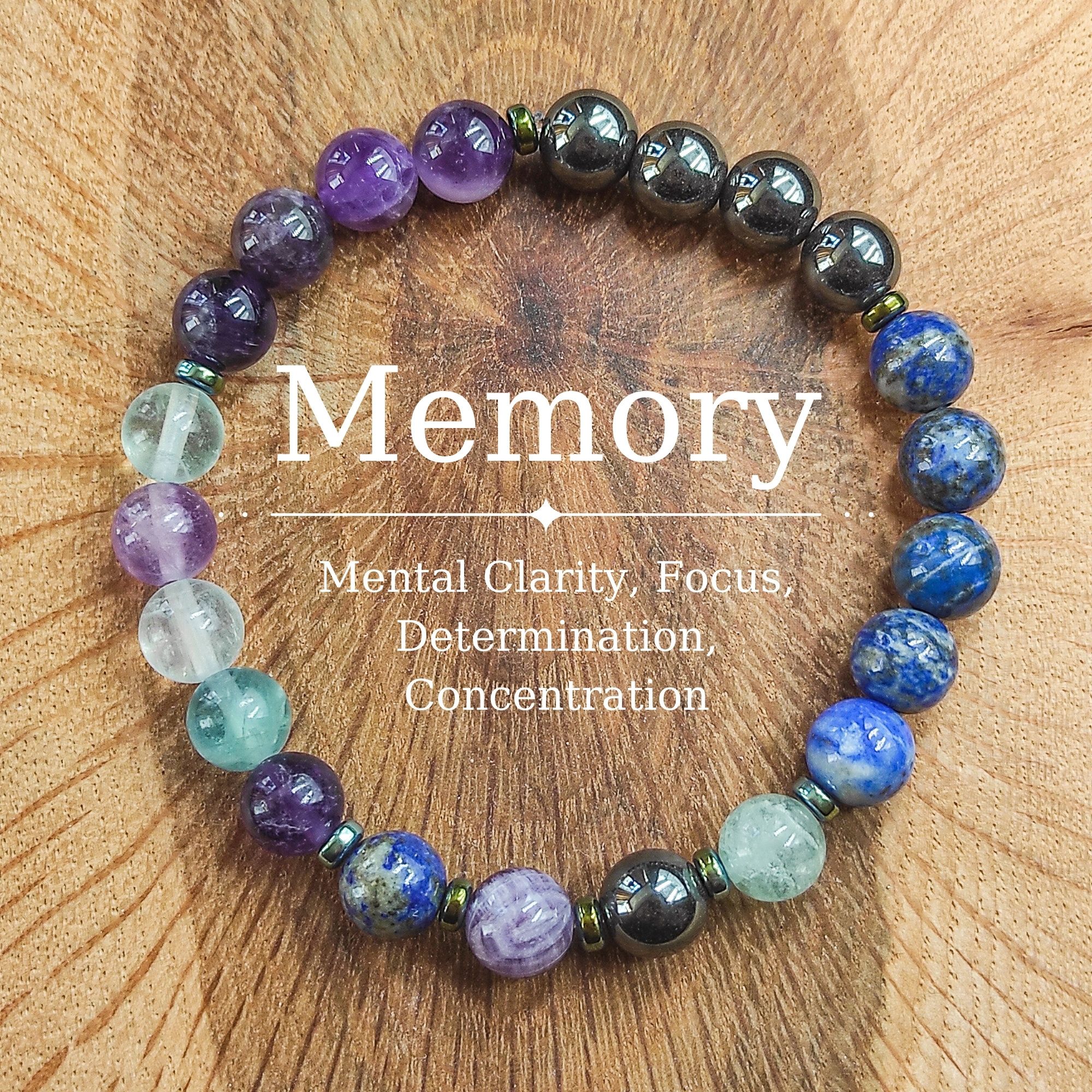 Memory and Mental Focus Gemstone Bracelet