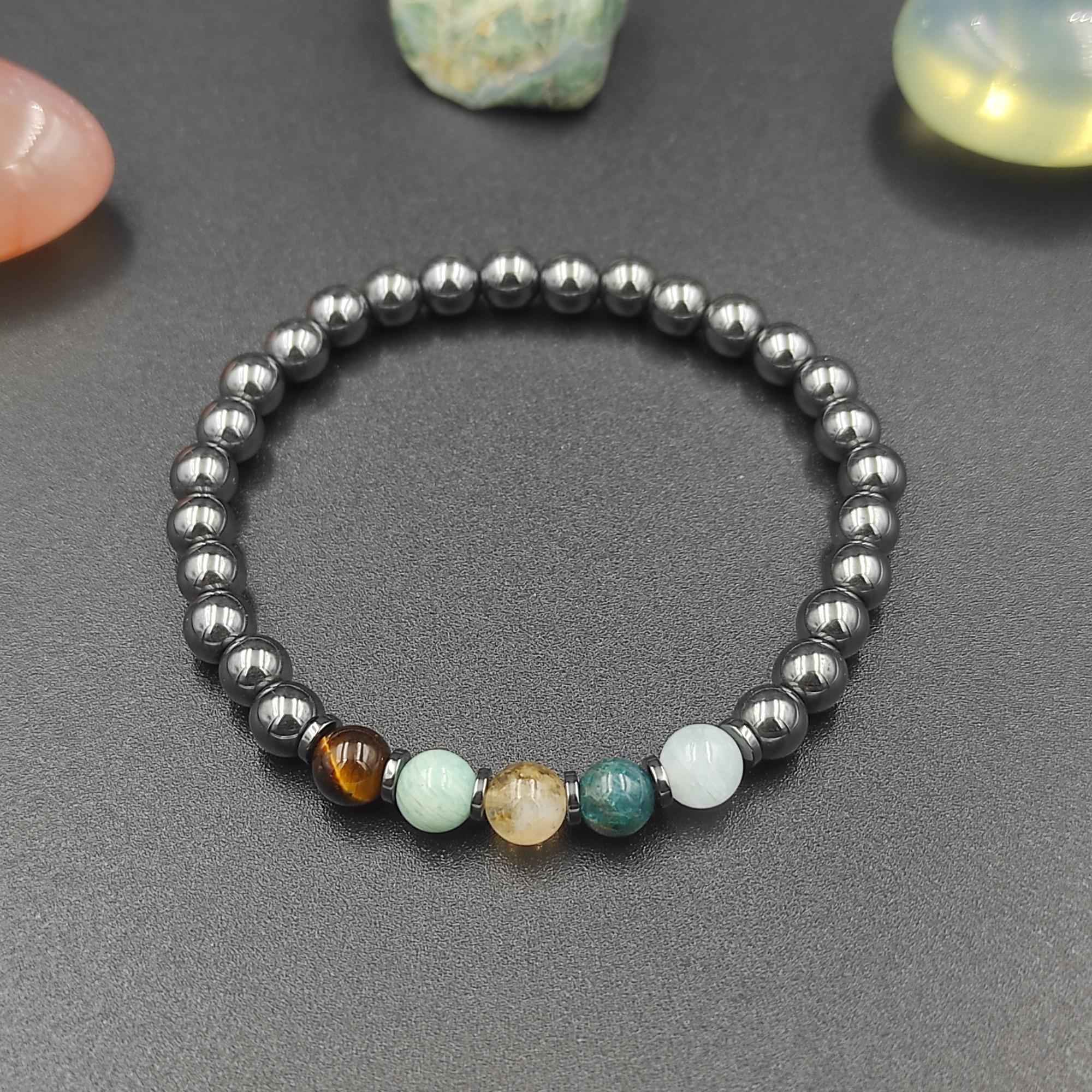 Gemini Gemstone Men's Bracelet