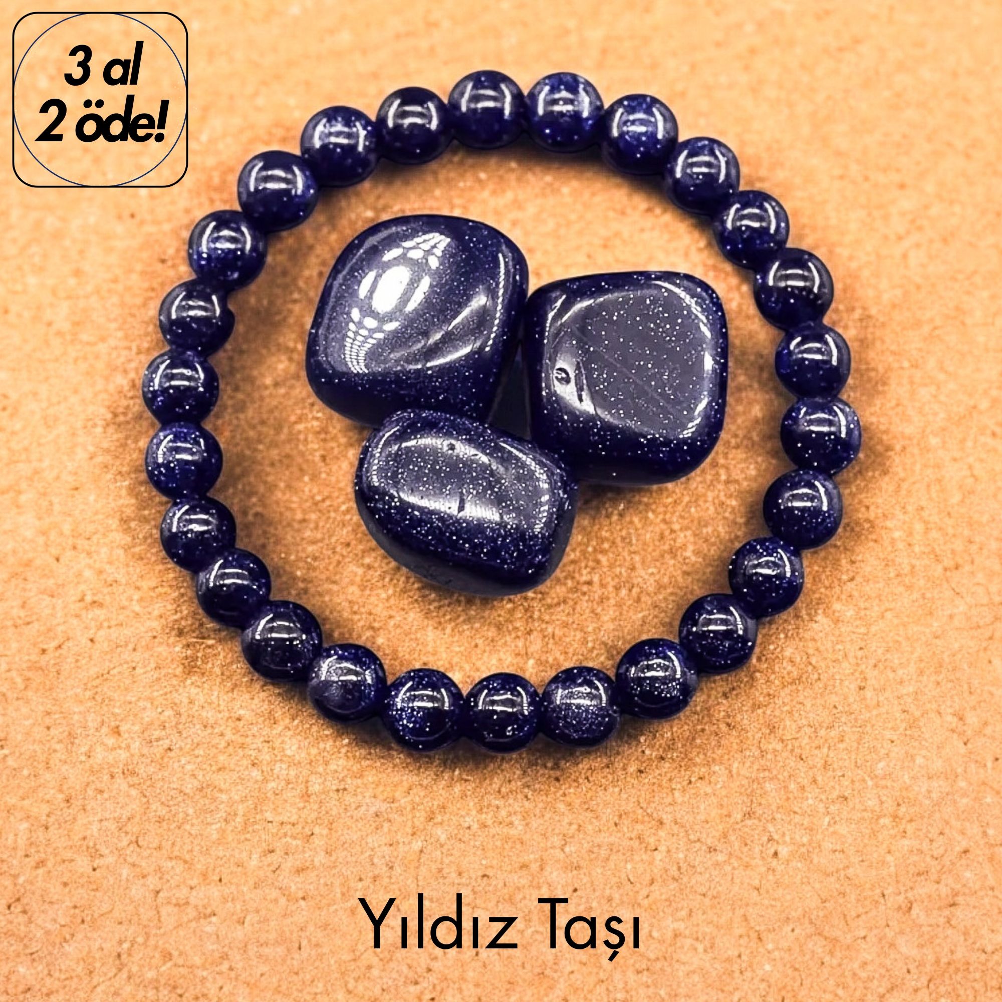 Yıldız Taşı Doğal Taş Bileklik