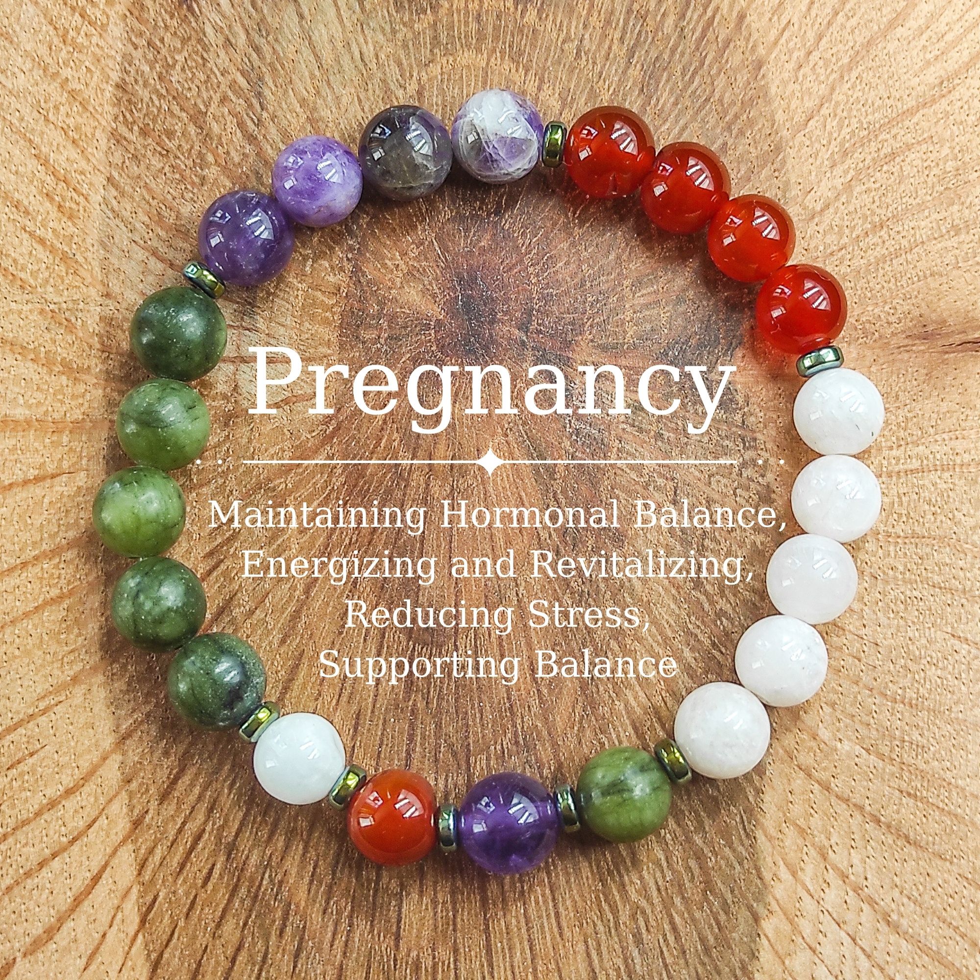 Pregnancy, Fertility Gemstone Bracelet