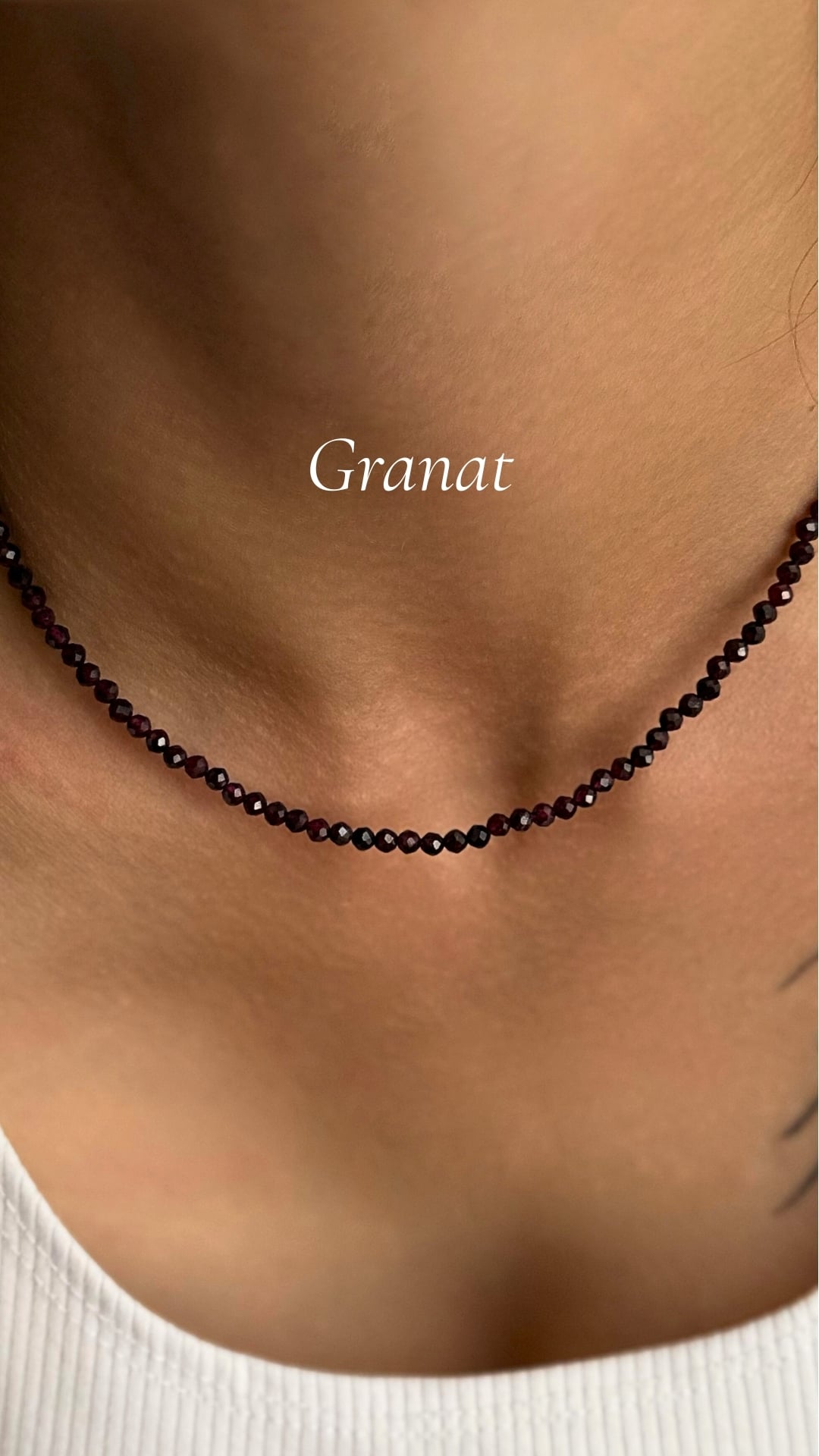 Doğal Granat Taşlı Kolye – Tutkunun Simgesi