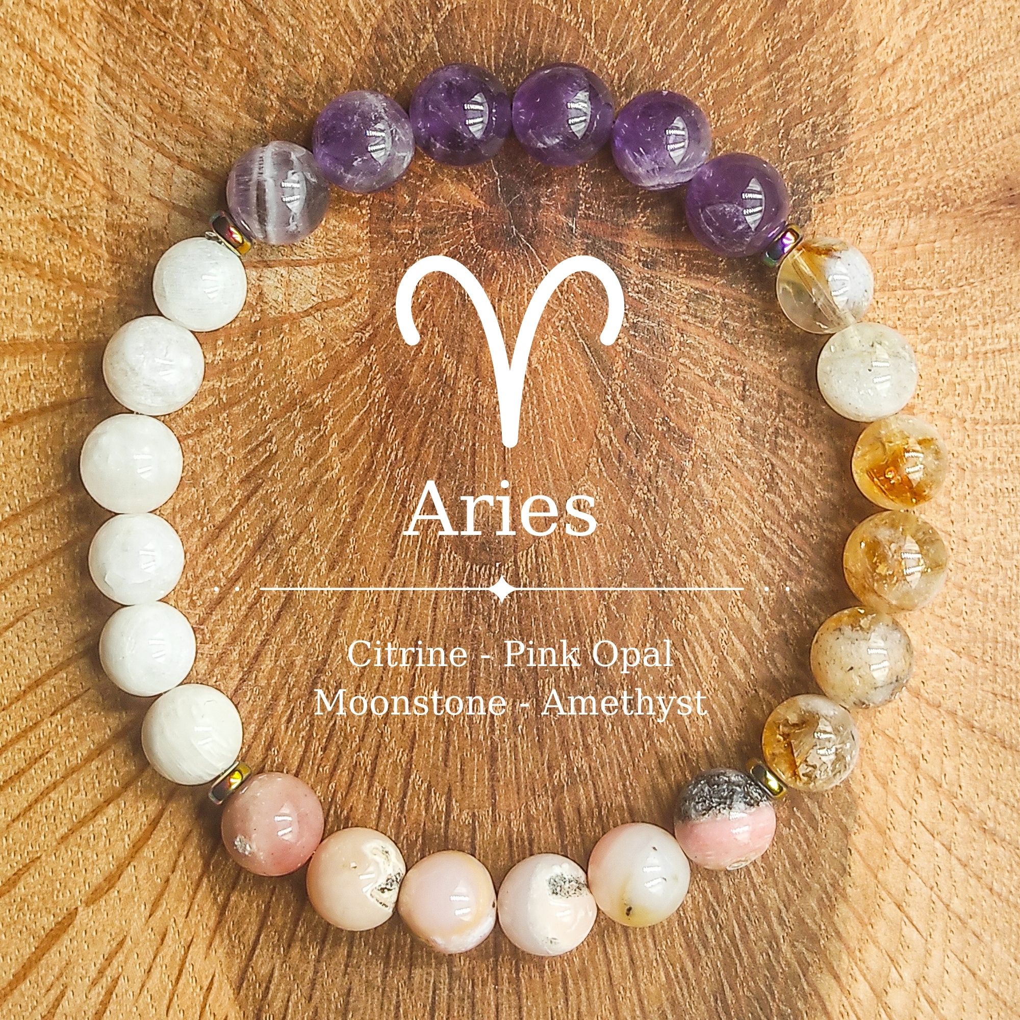 Aries Gemstone Bracelet