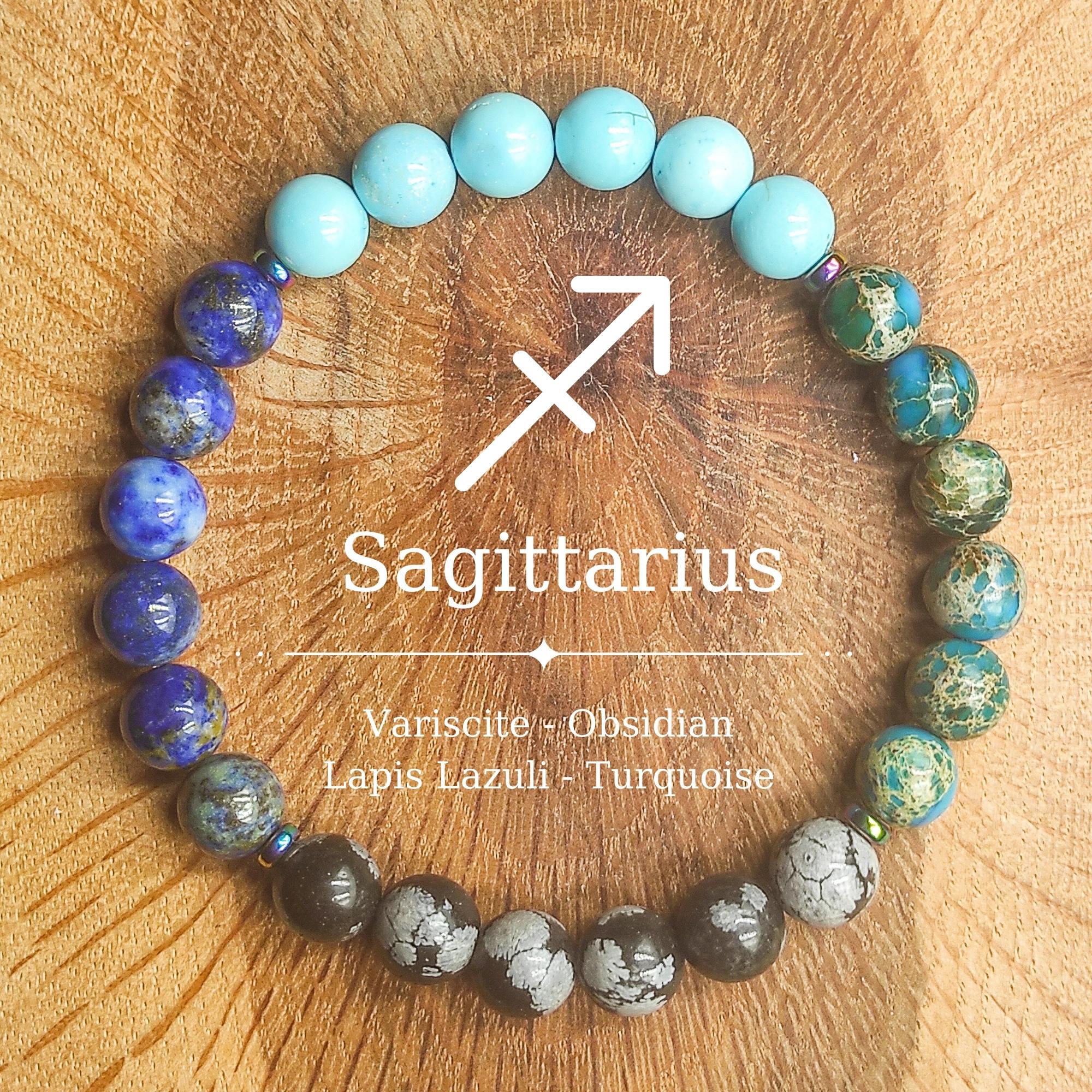 Sagittarius Gemstone Bracelet