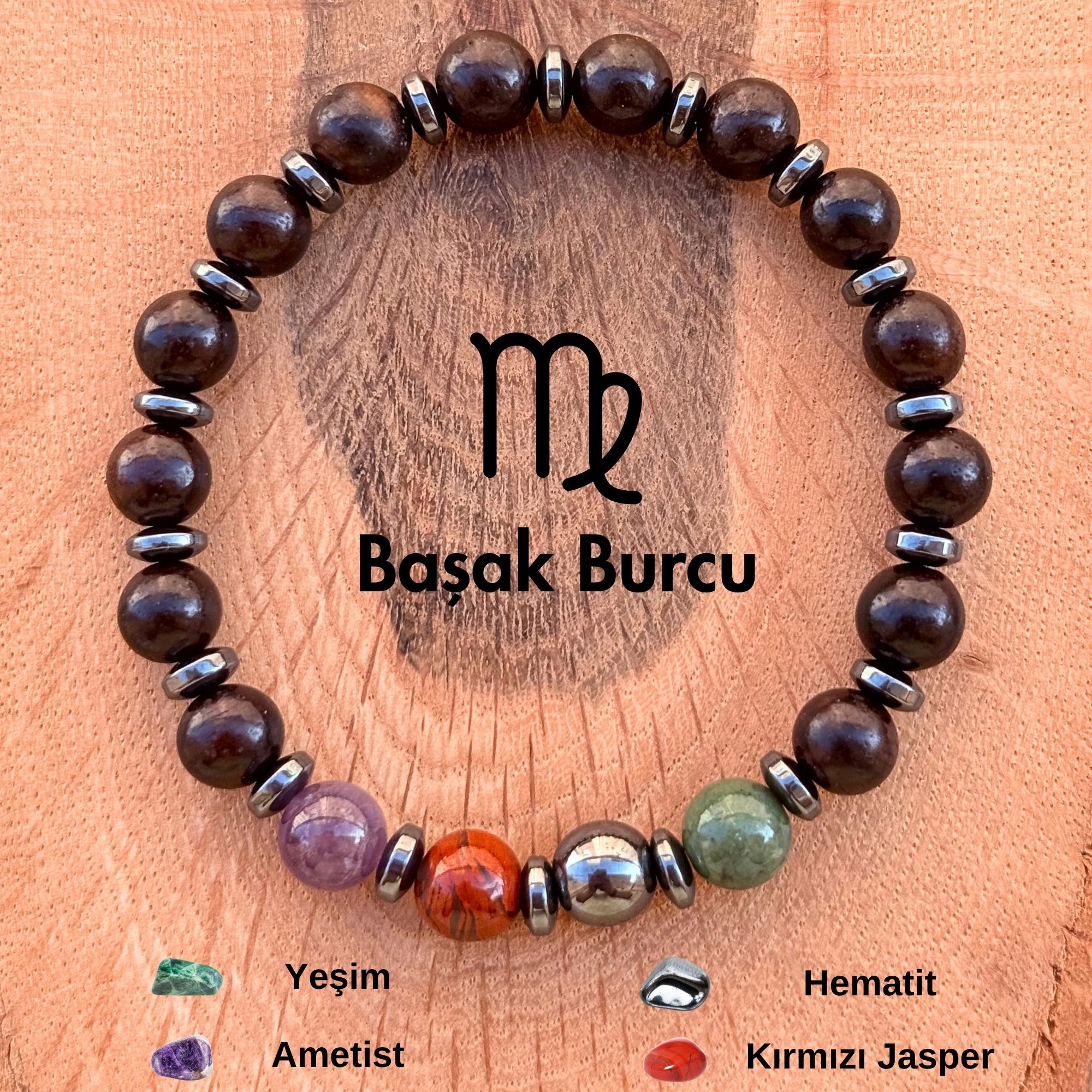 Başak Burcu Erkek Bilekliği – Ceviz Ağacı ♍️