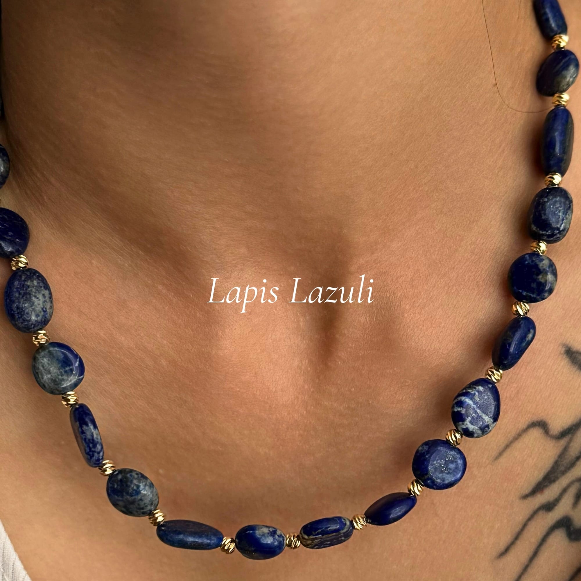 Doğal Lapis Lazuli Kolye – Bilgeliğin Taşı 💙