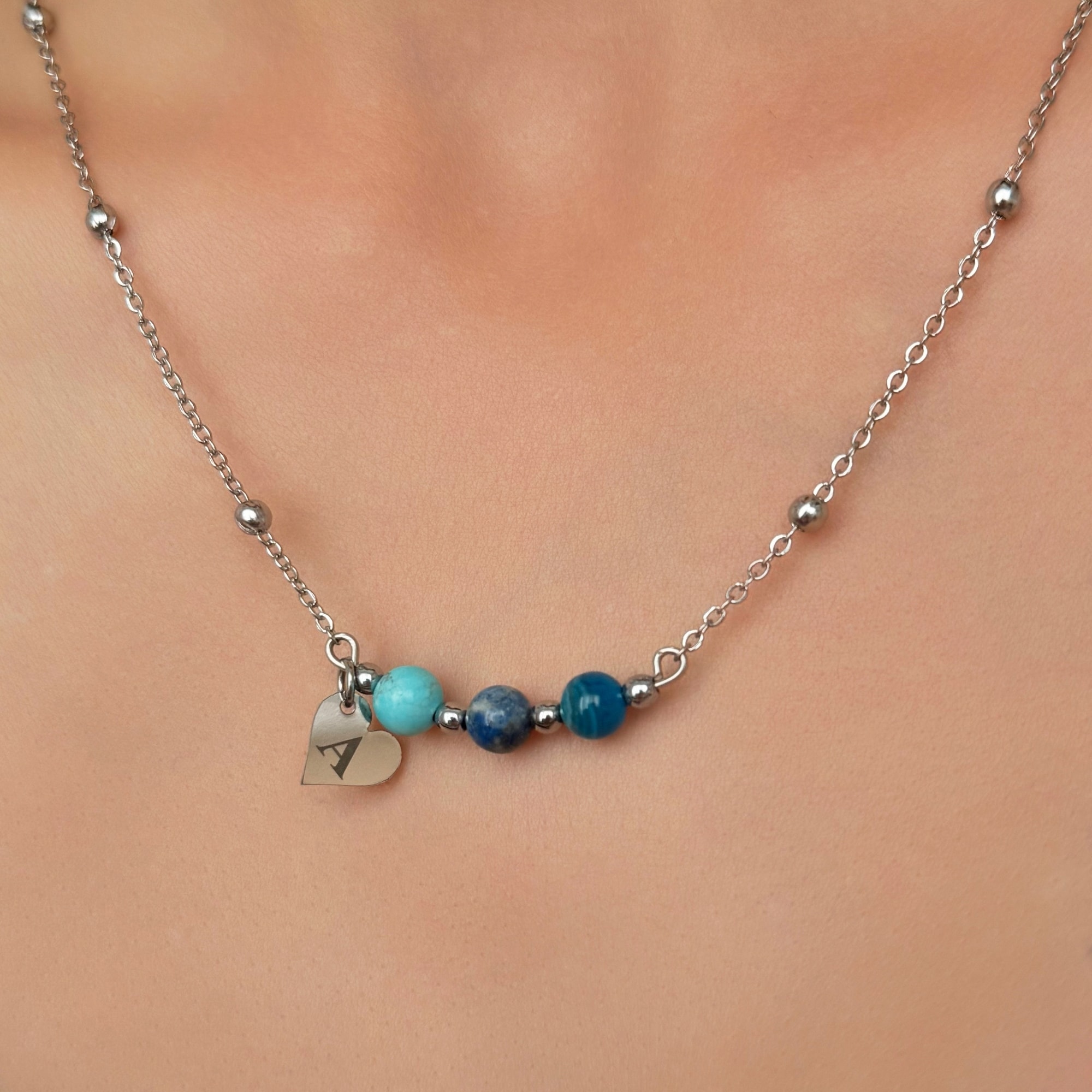 ♉️ Boğa Burcu – Kişiye Özel Silver Çelik Burç Kolye