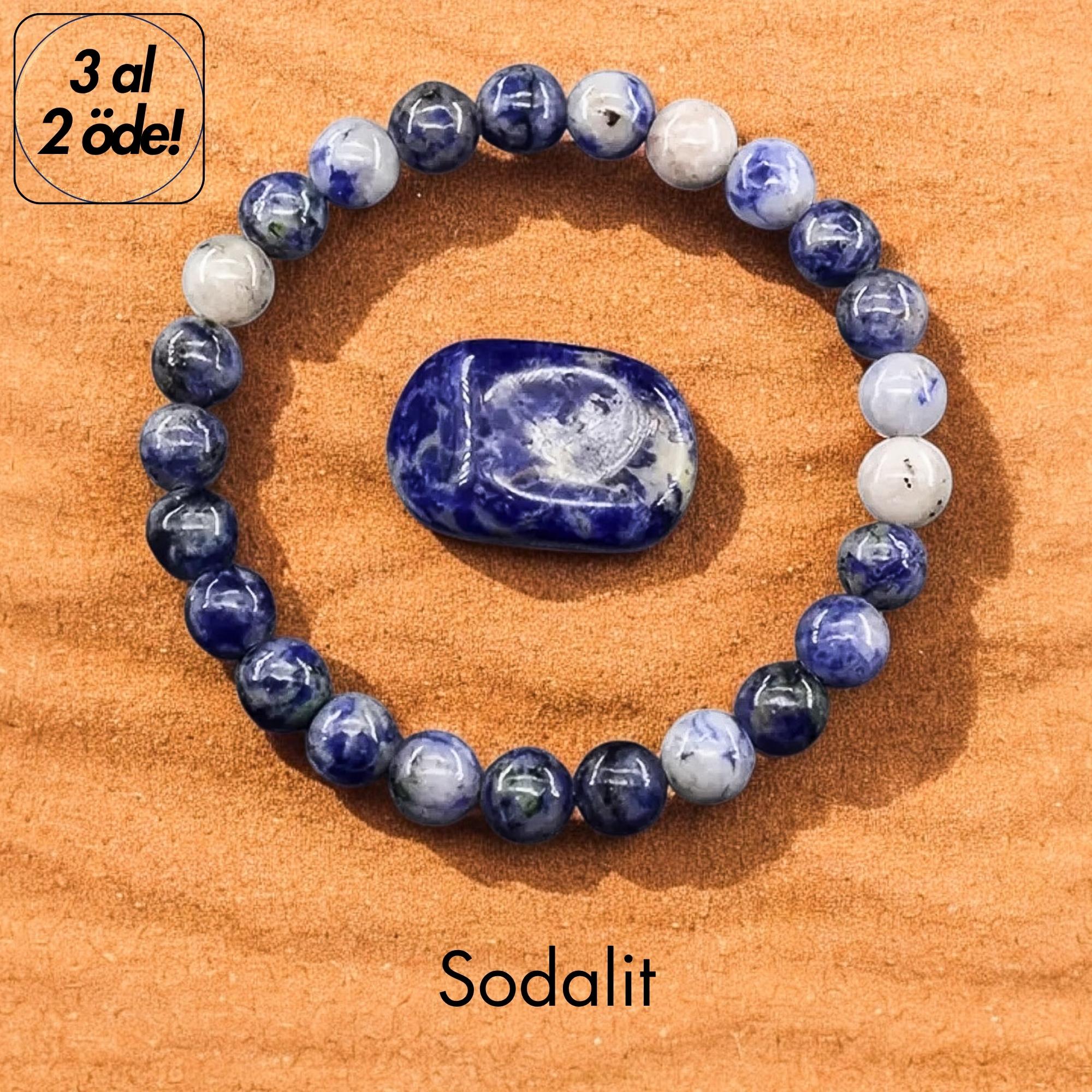 Sodalit Doğal Taş Bileklik