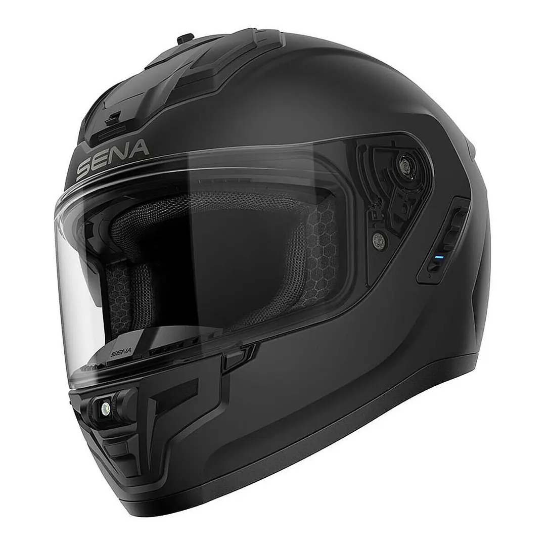 Sena Phantom ANC Interkomlu Motosiklet Kask Mat Siyah