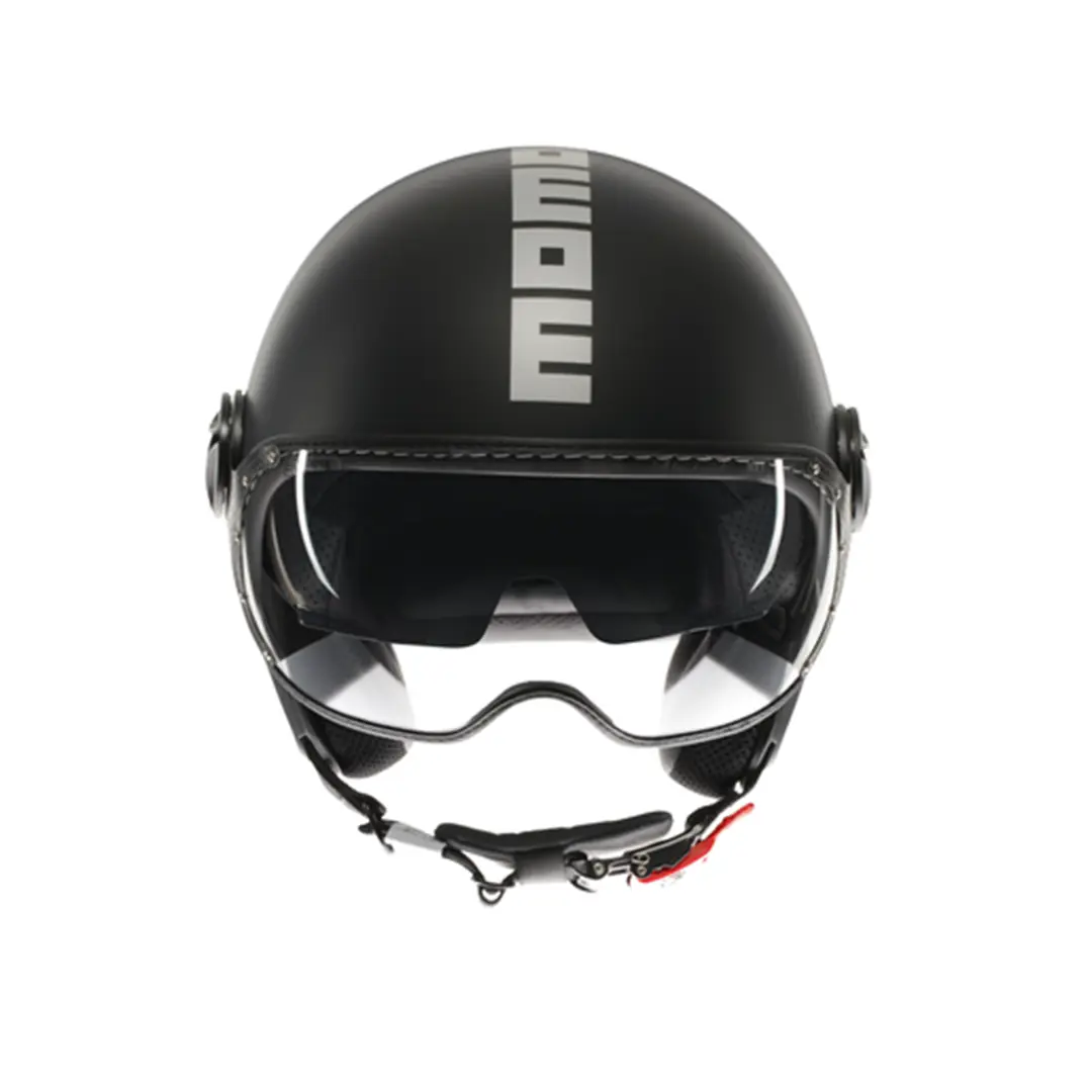 MOMO KASK/FGTR EVO MONO MATT BLACK/SILVER