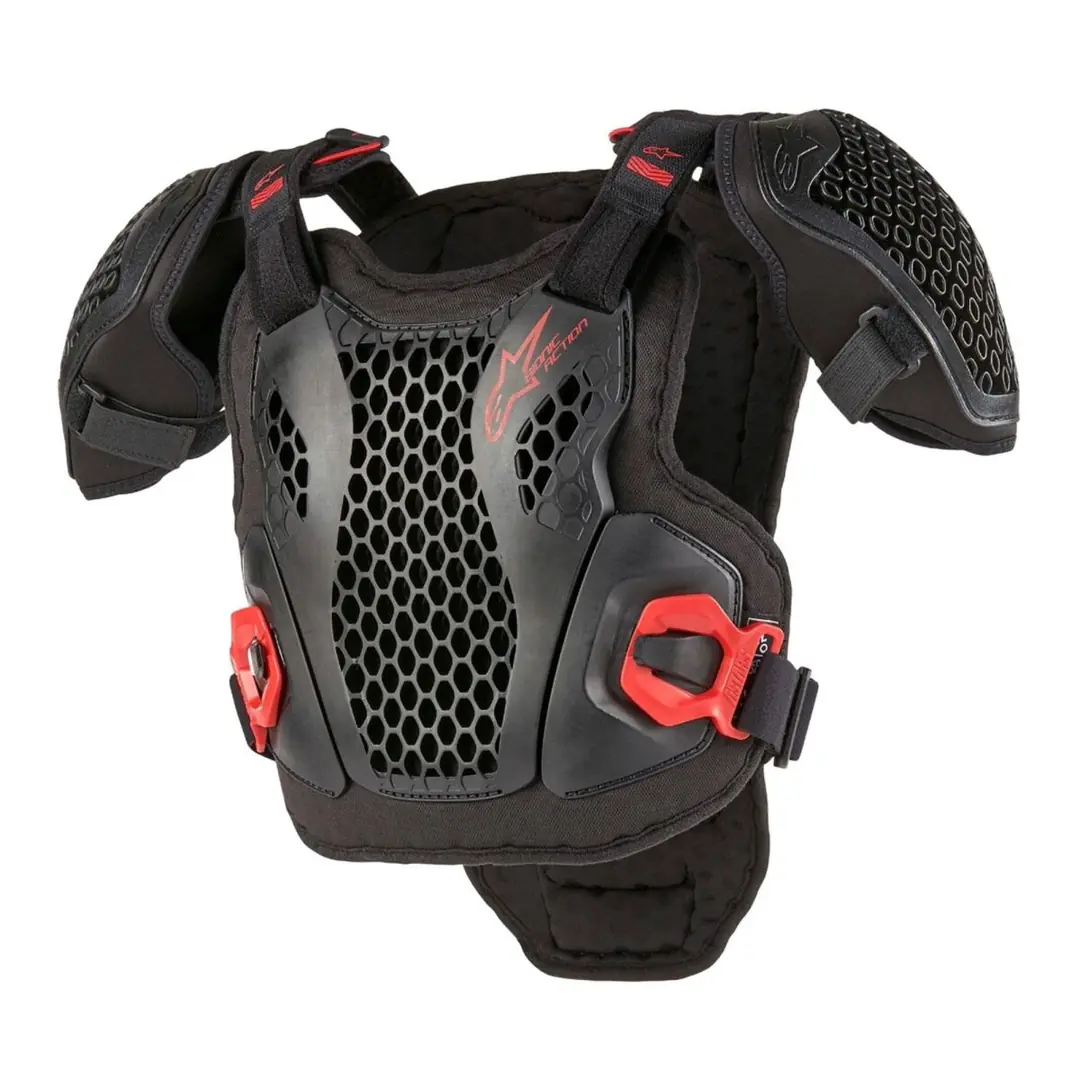 Alpinestars Bionic Action Genç/Çocuk Üst Koruma Siyah / Beyaz / Kırmızı
