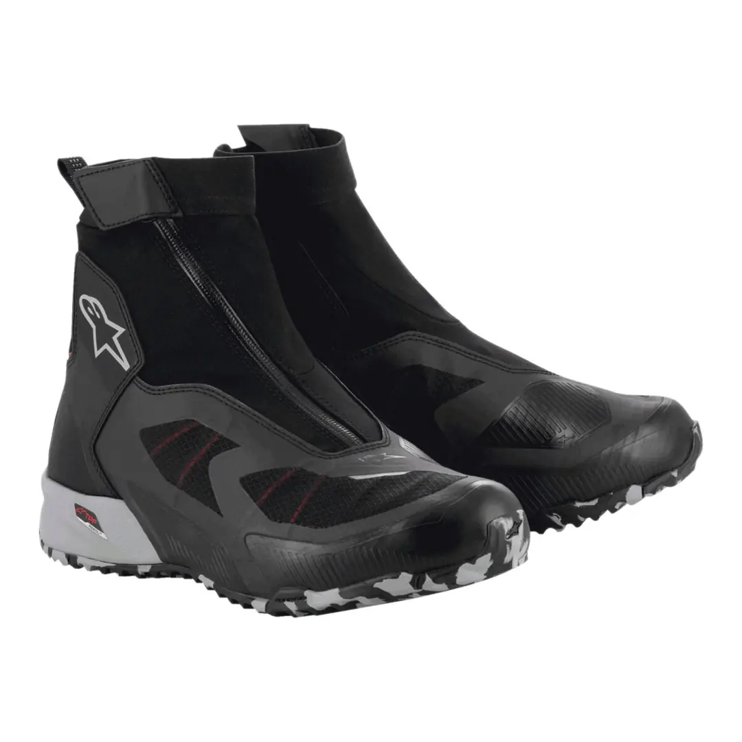 Alpinestars CR-8 Gore-Tex Korumalı Motosiklet Botu Siyah / Gri / Kırmızı
