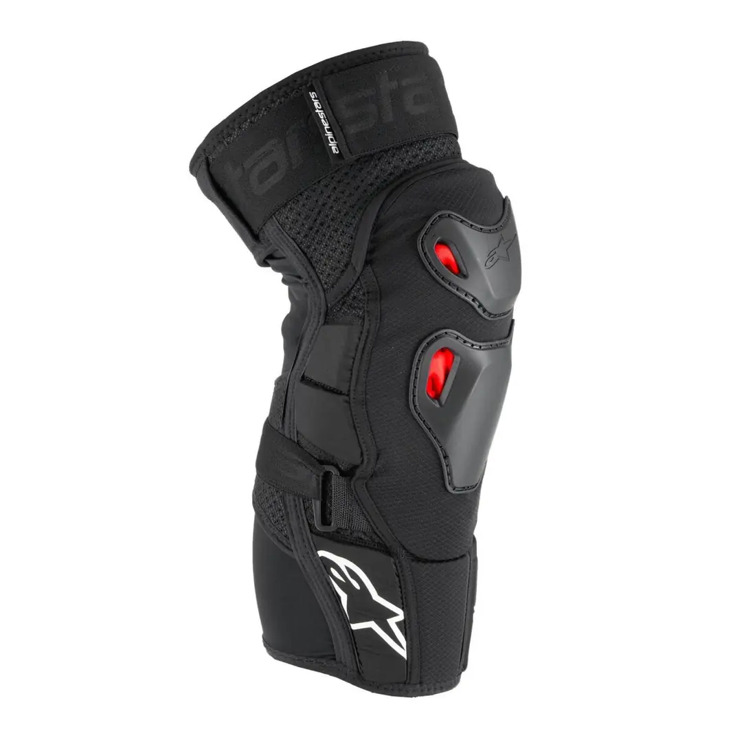 Alpinestars Bionic Pro Plasma Diz Koruma Siyah / Beyaz / Kırmızı