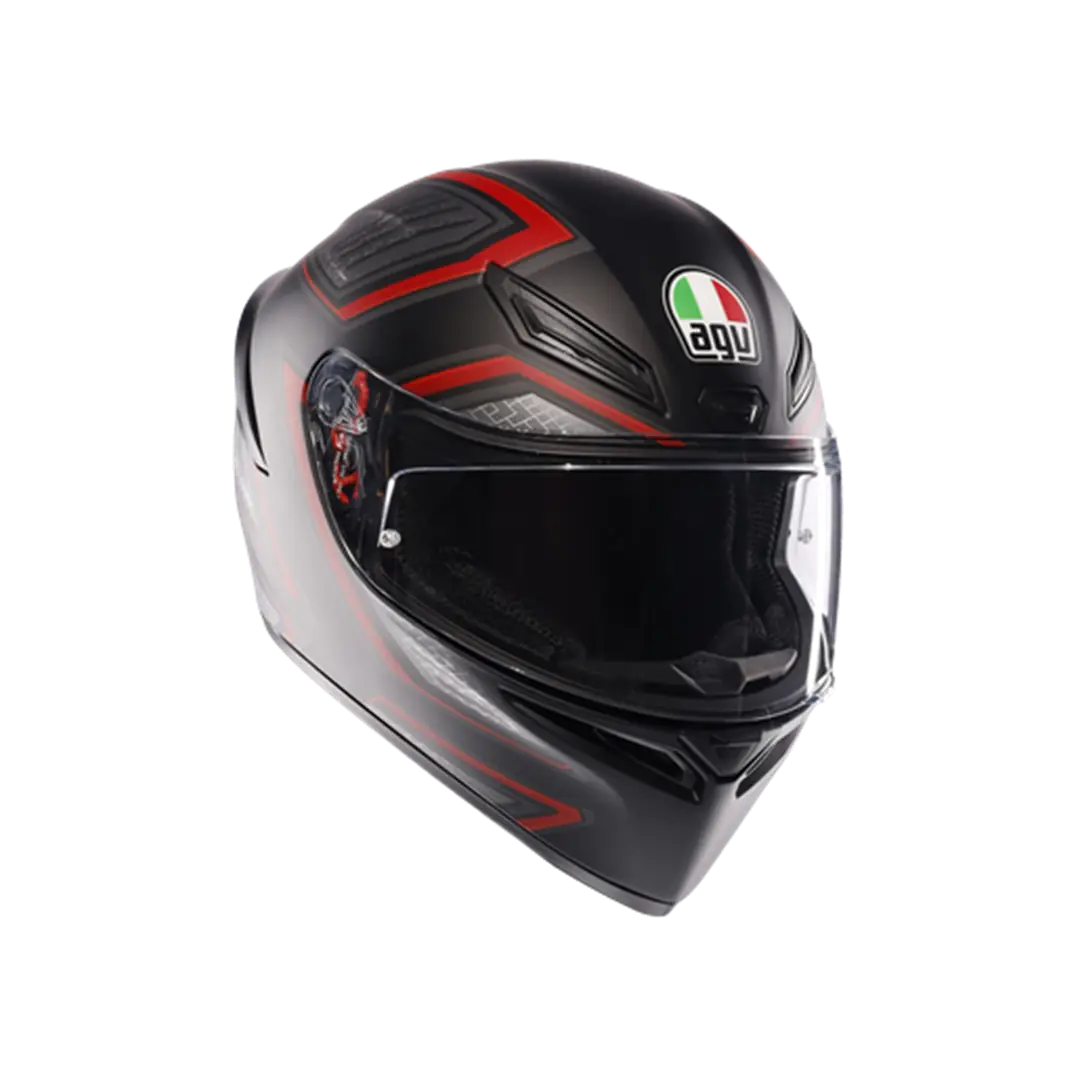 AGV KASK/K1 S SLING MATT BLACK/RED