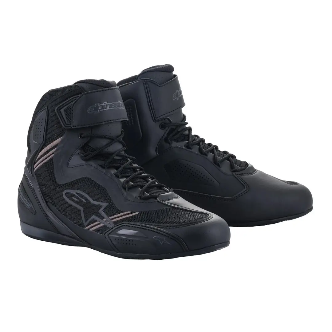 Alpinestars Faster-3 Rideknit Korumalı Motosiklet Botu Siyah / Siyah