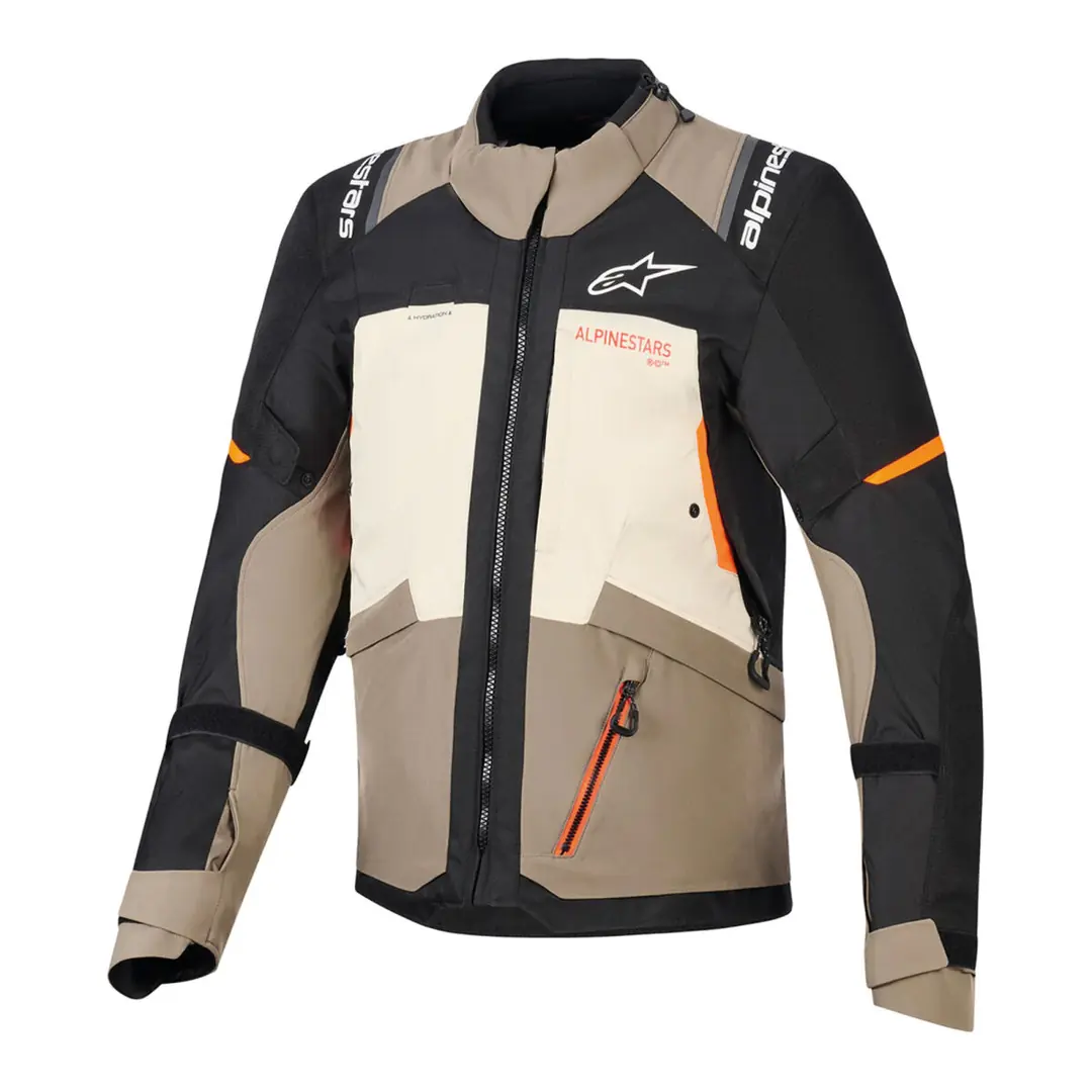 Alpinestars Andes V4 Korumalı Motosiklet Montu Kahverengi / Siyah