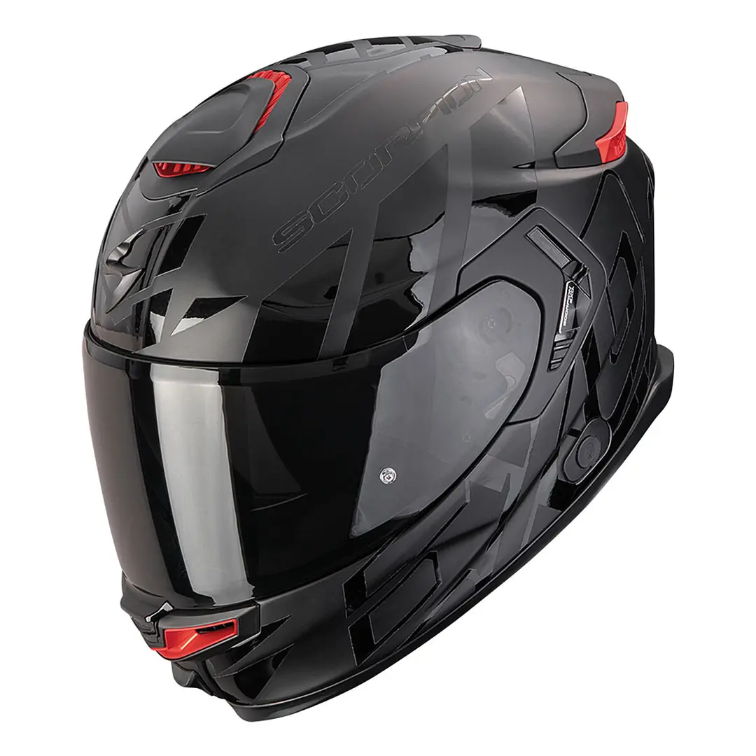 Scorpion Apex GT-SP Air Carbon Noble Kapalı Motosiklet Kaskı Mat Siyah / Siyah