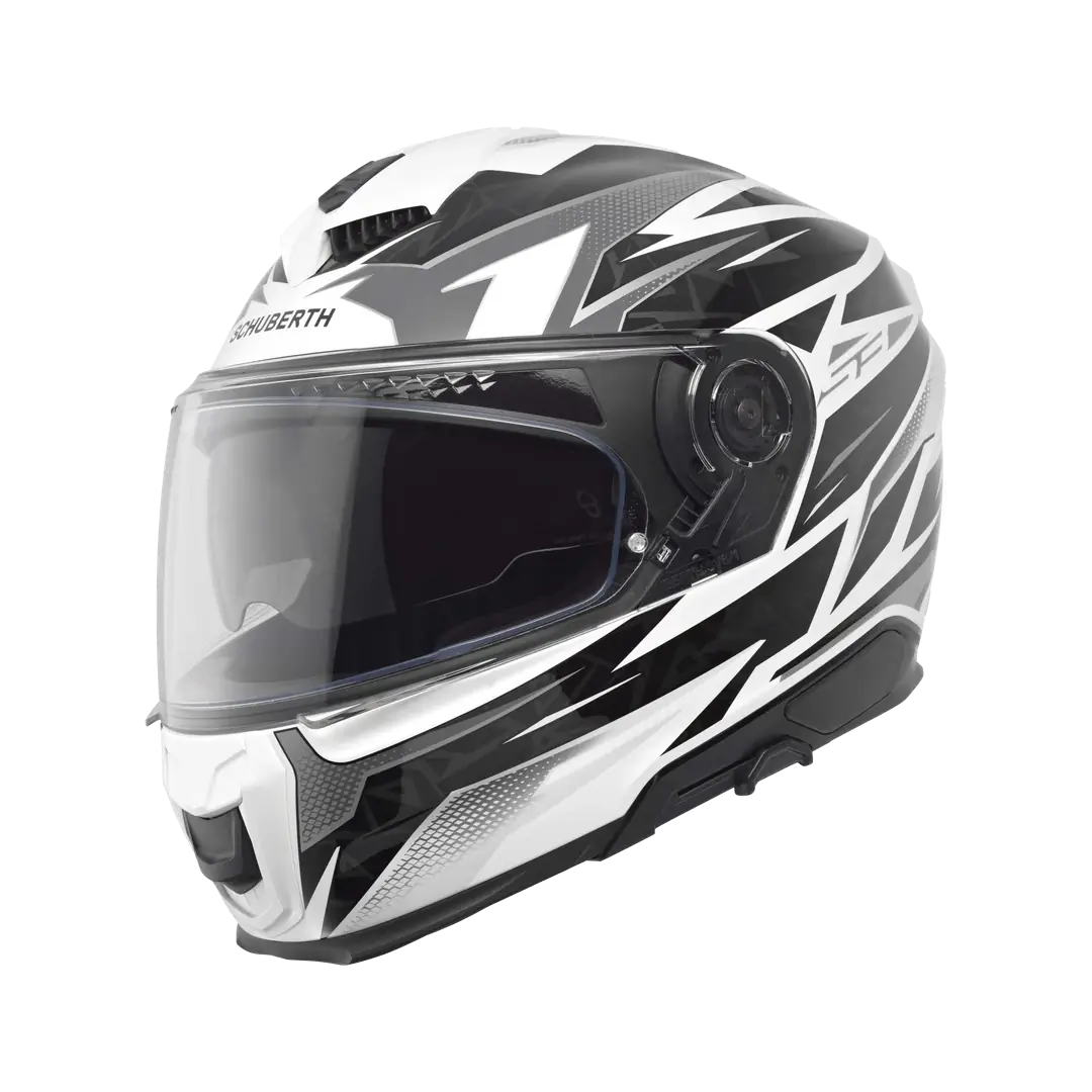 S3 Kapalı Motosiklet Kaskı Thunder White