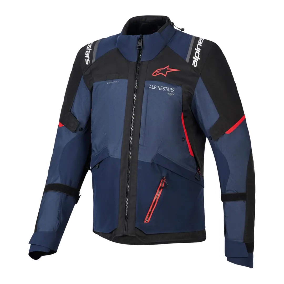 Alpinestars Andes V4 Korumalı Motosiklet Montu Mavi / Siyah