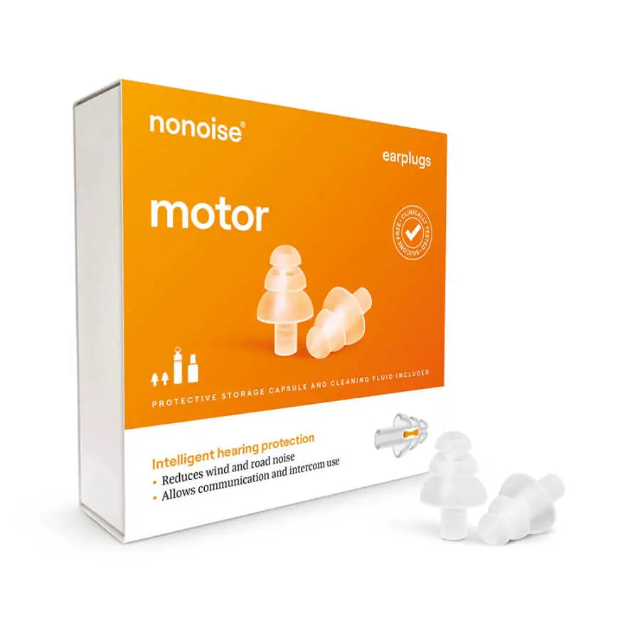 NONOISE MOTO KULAK TIKACI ŞEFFAF