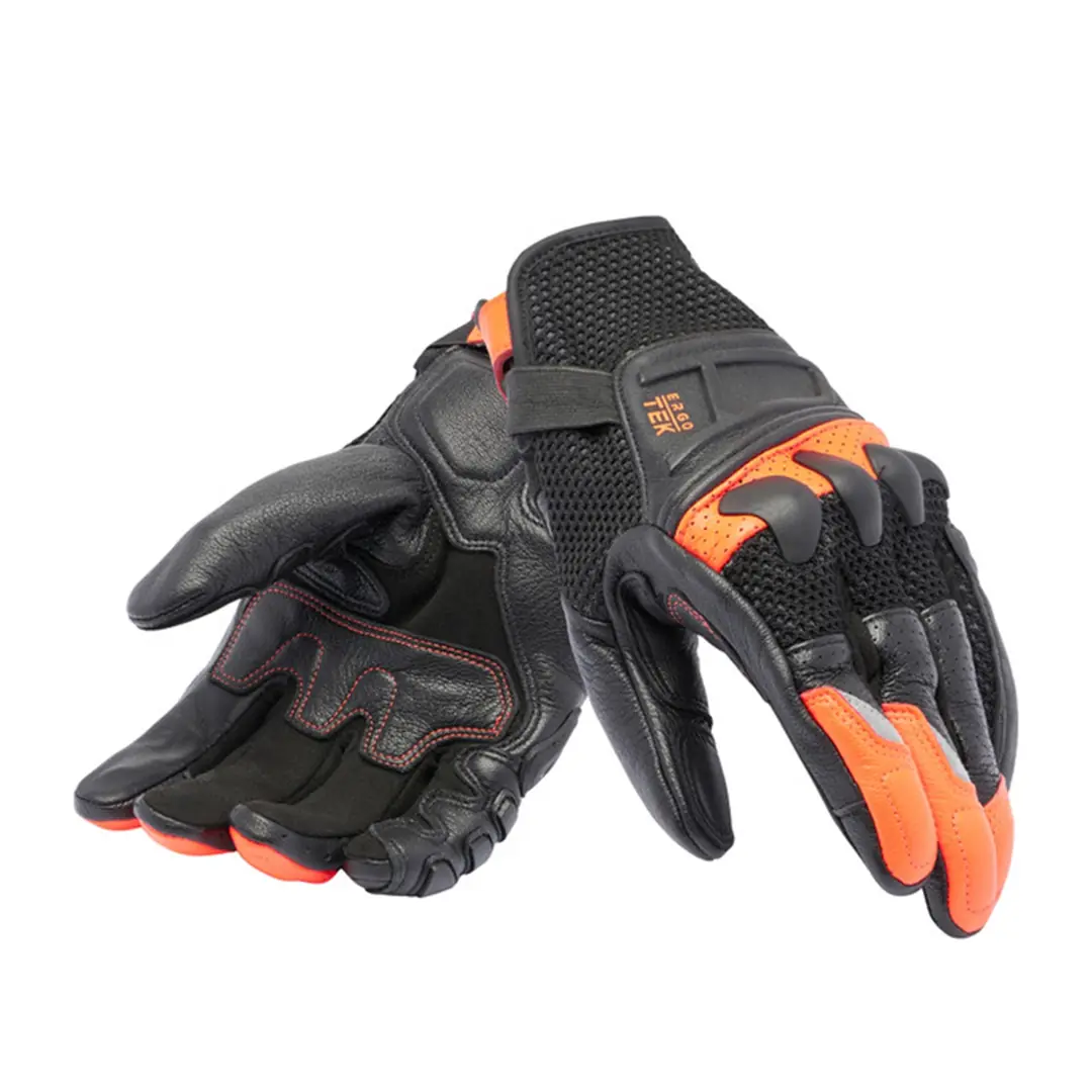 Dainese X-Ride 2 Ergo Black Red Fluo Tekstil Eldiven
