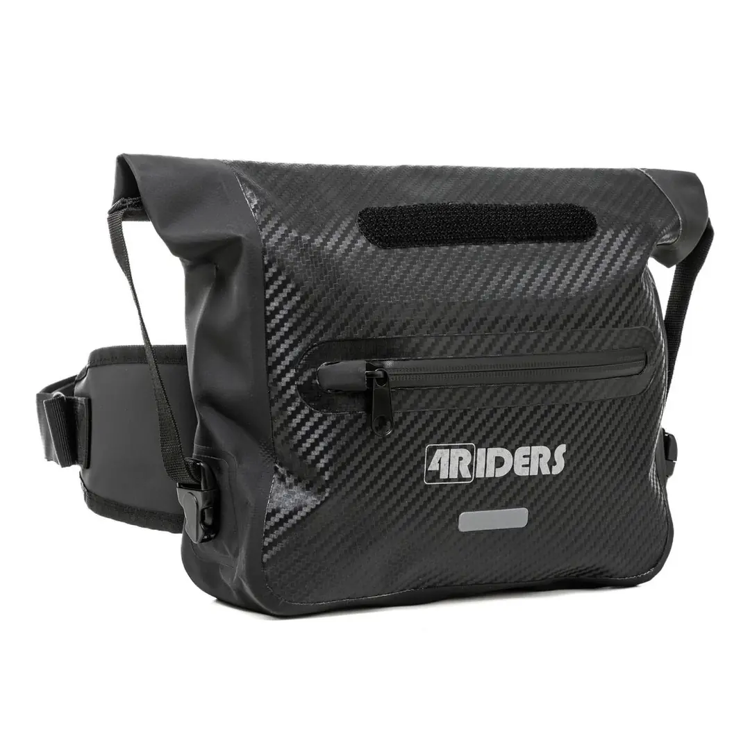 4Riders Carbon WP Series Belty Bel Çantası Siyah