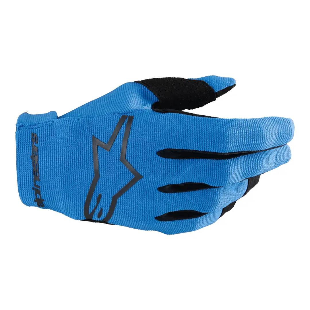 Alpinestars Youth Radar Çocuk-Genç Off-Road Motosiklet Eldiveni Mavi / Siyah