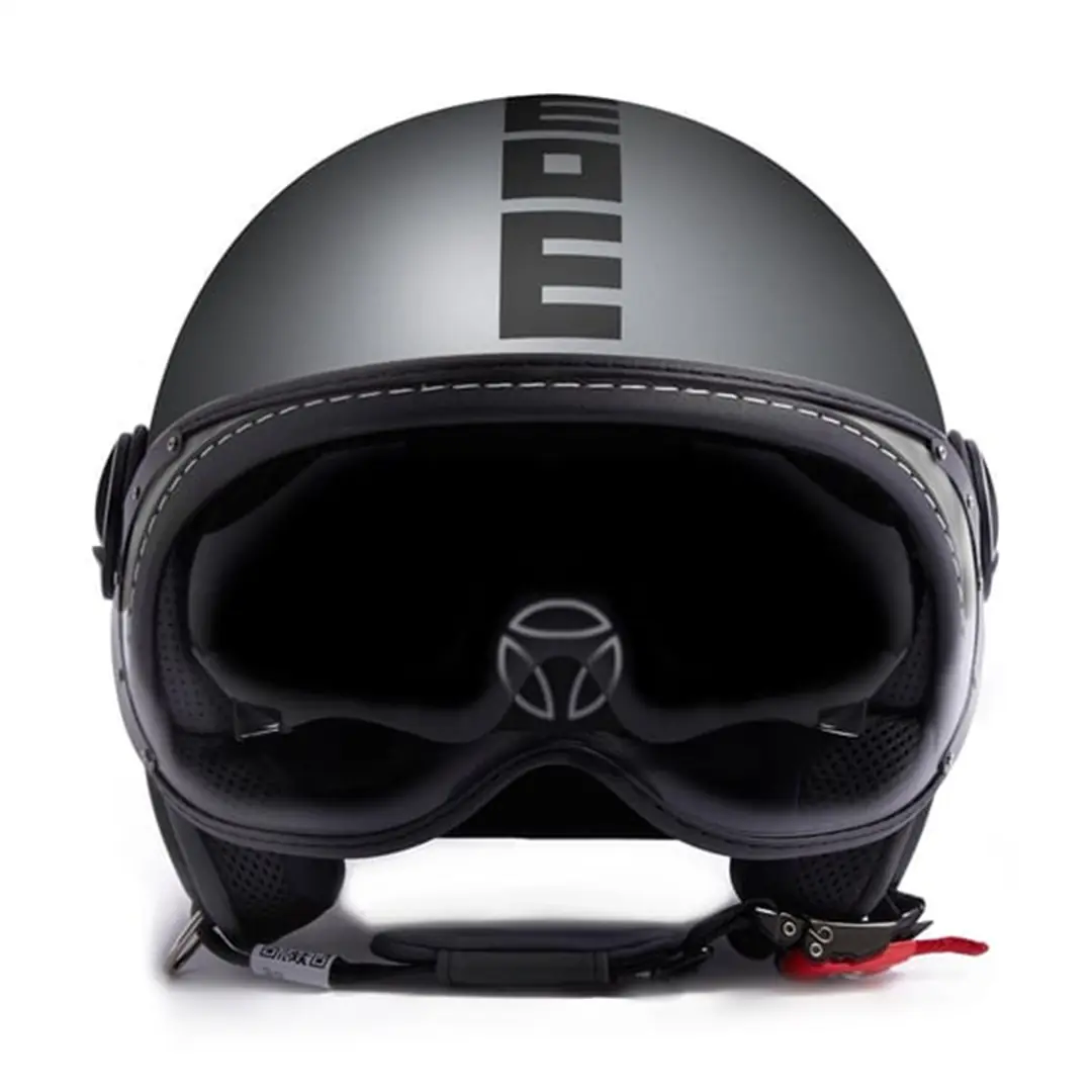 MOMO KASK/FGTR EVO MOMO MONO TITANIUM FROST BLACK