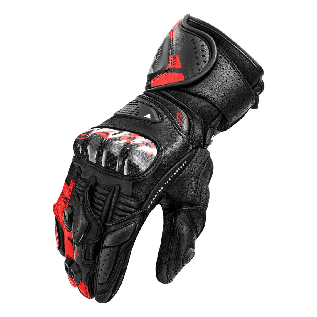 Shima RS-3 Korumalı Motosiklet Eldiveni Kırmızı