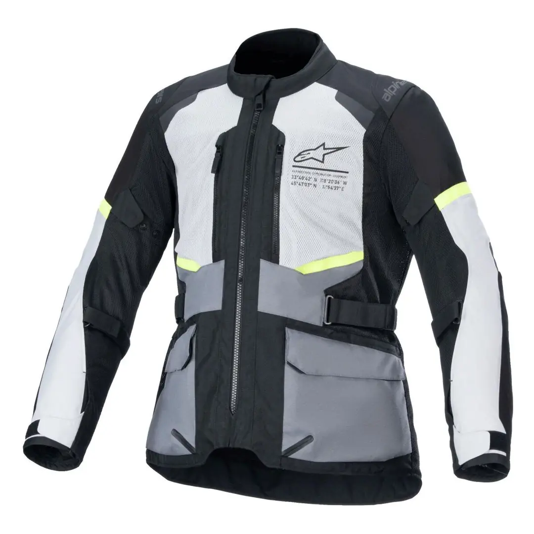 Alpinestars Andes Air Drystar Korumalı Motosiklet Montu Siyah / Gri