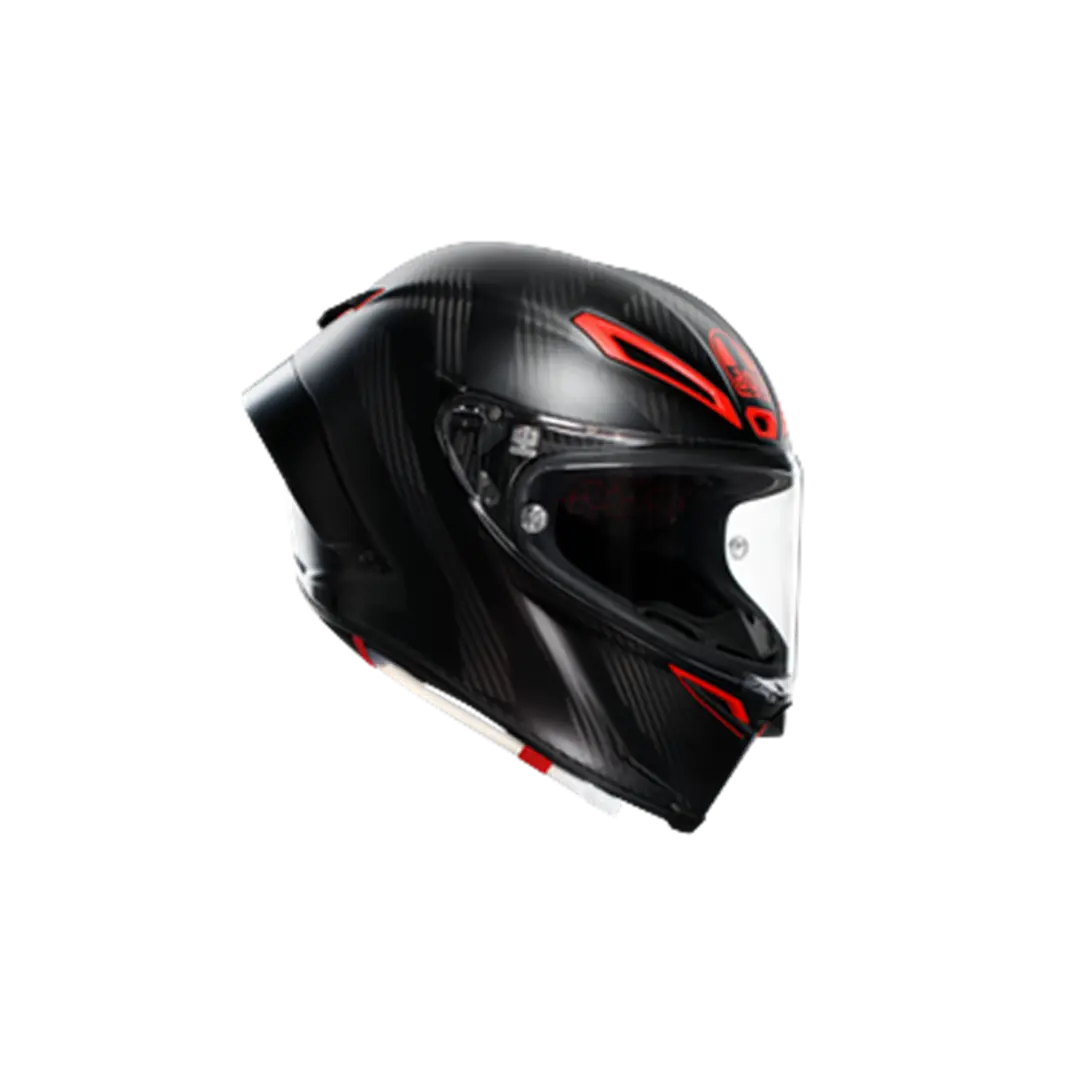 AGV KASK/PISTA GP RR MPLK INTREPIDO MATT CARBON BLK RED