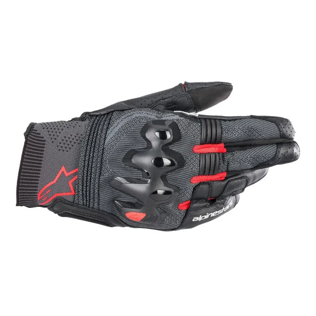 Alpinestars Morph Korumalı Motosiklet Eldiveni Siyah / Kırmızı