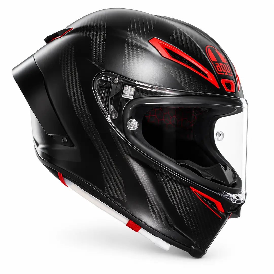 Agv Pista GP RR Carbon Blk Red Kapalı Kask