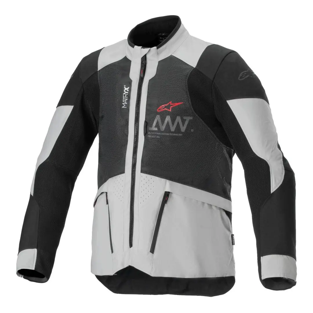 Alpinestars AMT-7 Air Korumalı Motosiklet Montu Gri / Siyah