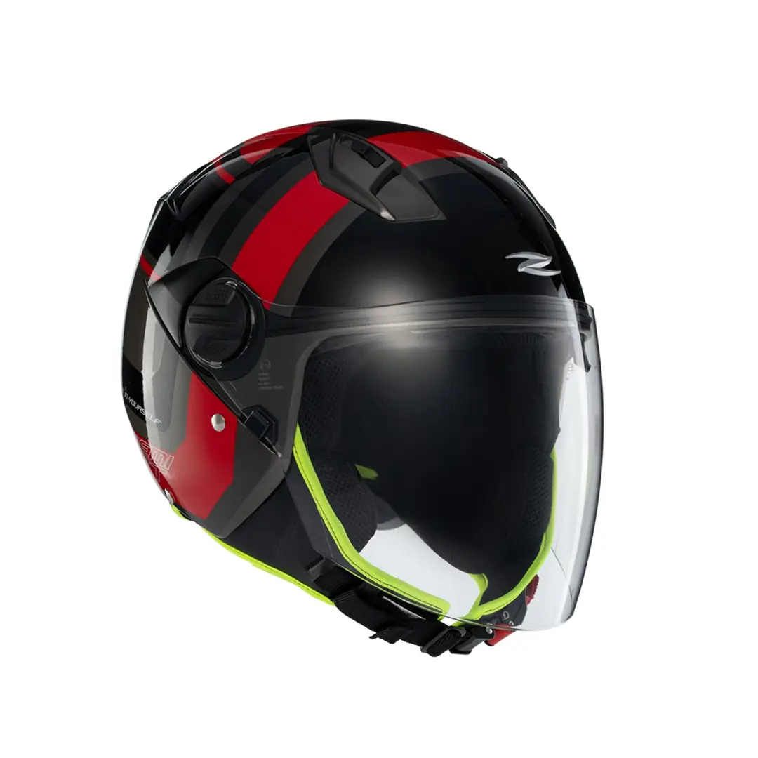 ZEUS KASK/ZS-213 AX5 BLACK RED GREY