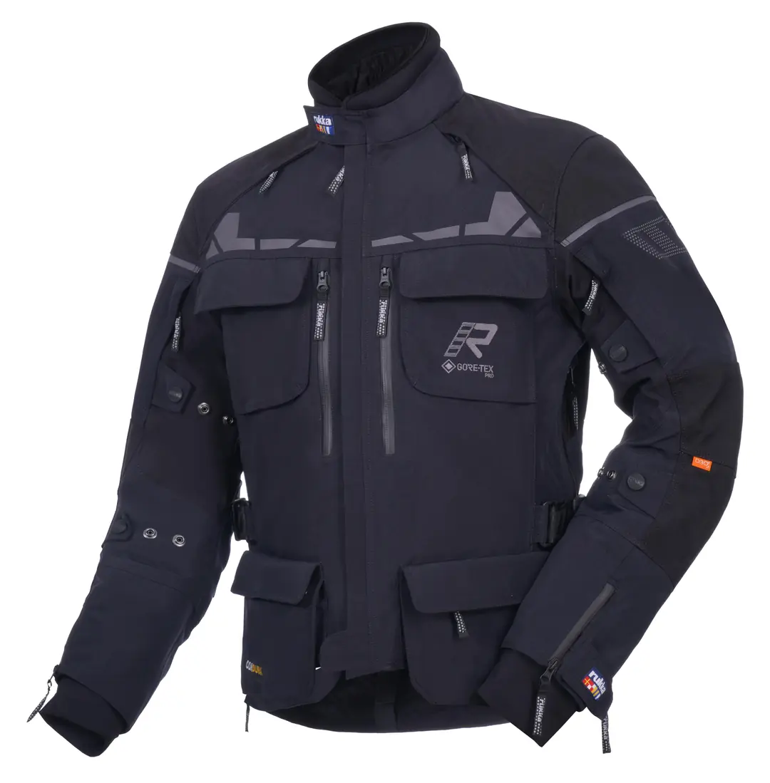 Ecuado-R Gore-Tex Pro Erkek Kışlık Motosiklet Montu Siyah-999