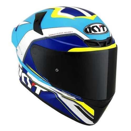 Kyt Tt-course Kask Grand Prıx Açık Mavi Beyaz