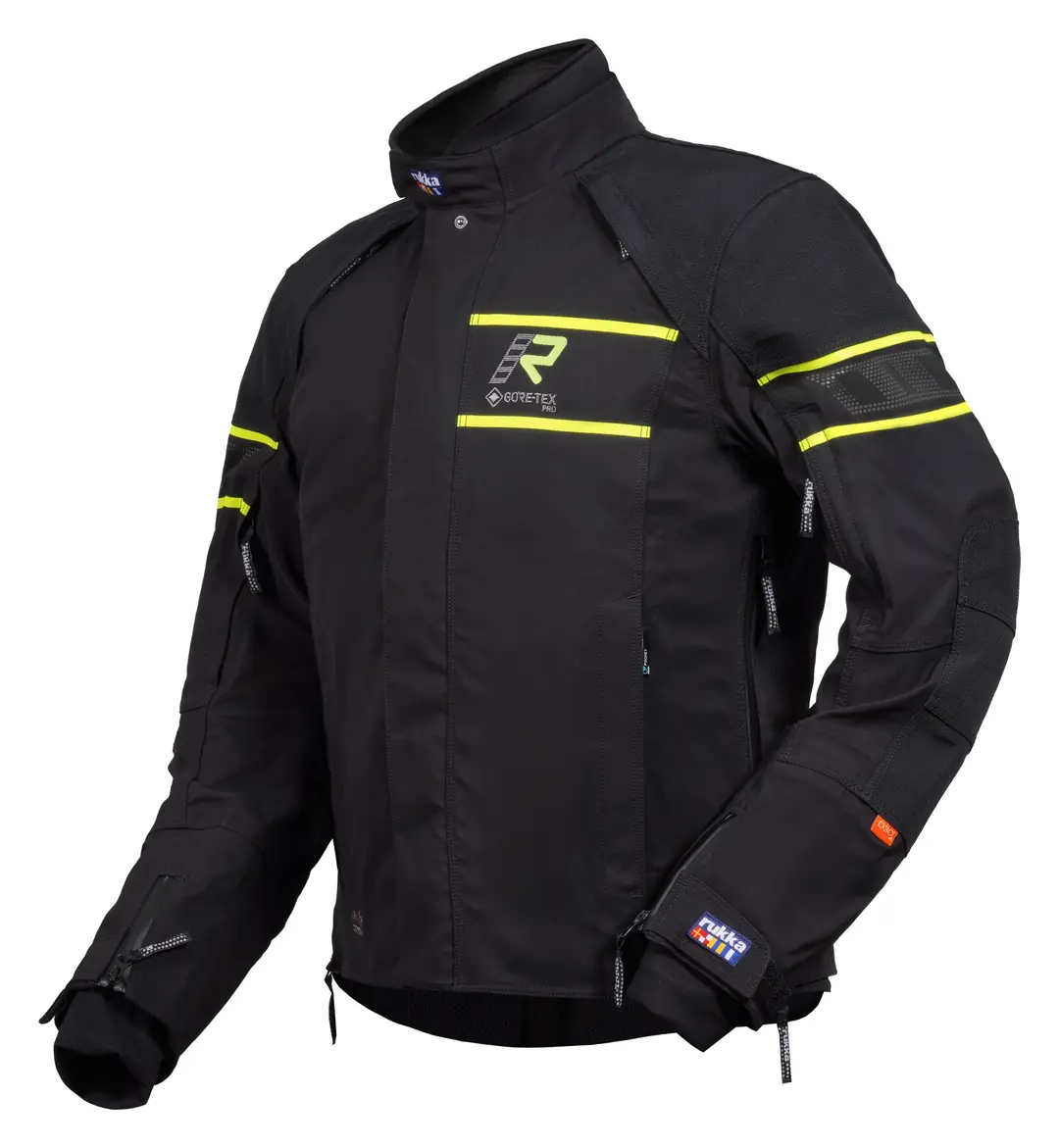Rapto-R Gore-Tex Pro Erkek Kışlık Motosiklet Montu Siyah/Fluo Sarı-994