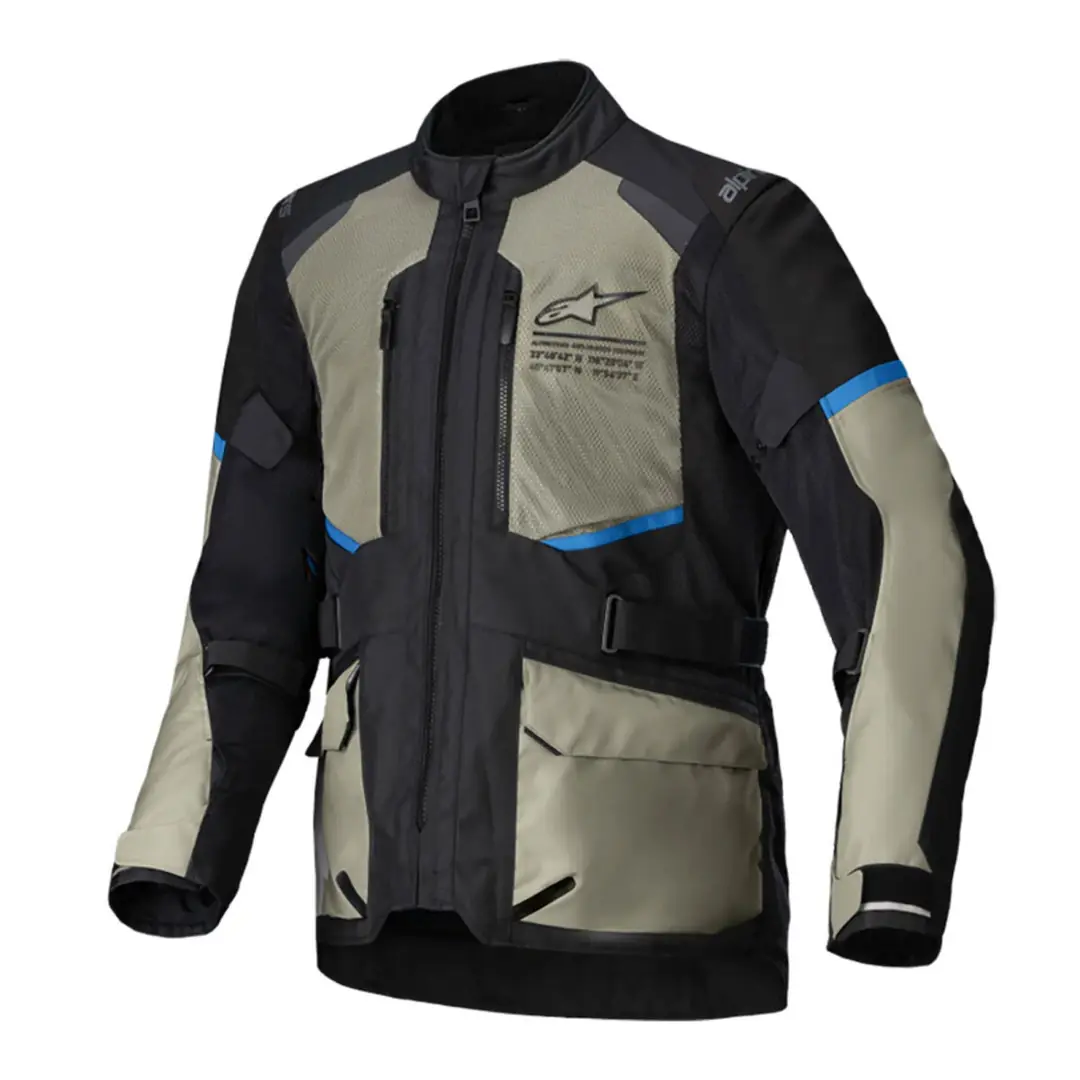 Alpinestars Andes Air Drystar Korumalı Motosiklet Montu Gri / Siyah