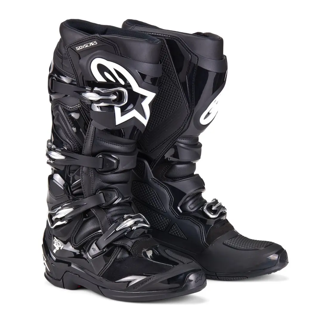 Alpinestars TECH 7 Kros Motosiklet Botu Siyah