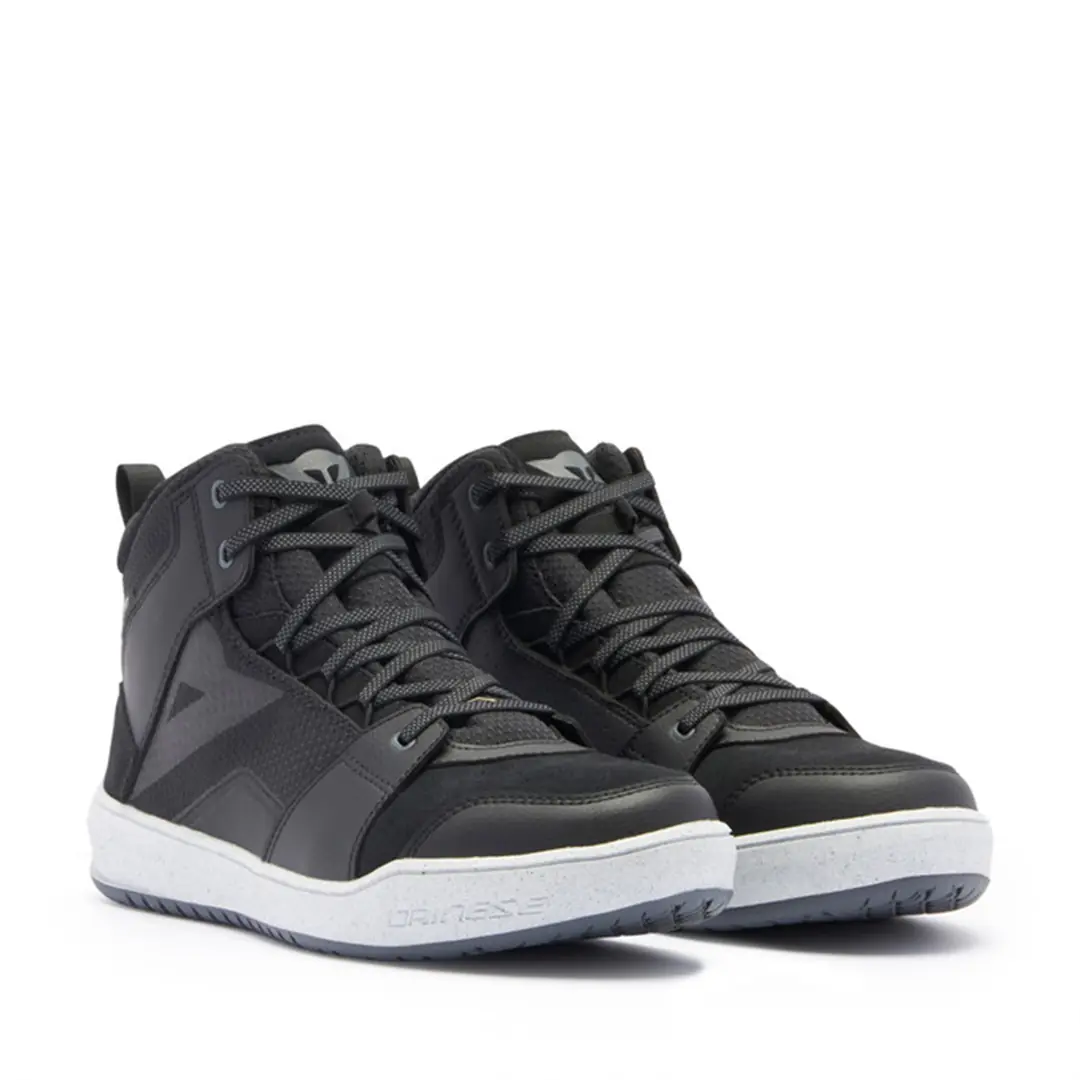 DAINESE AYAKKABI/ SUBURB D-WP SHOES BLACK/WHITE/IRON-GATE
