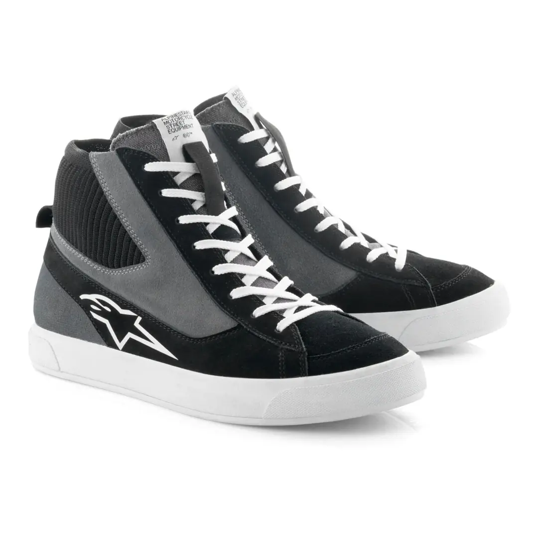 Alpinestars Stated Korumalı Motosiklet Botu Siyah / Gri / Beyaz
