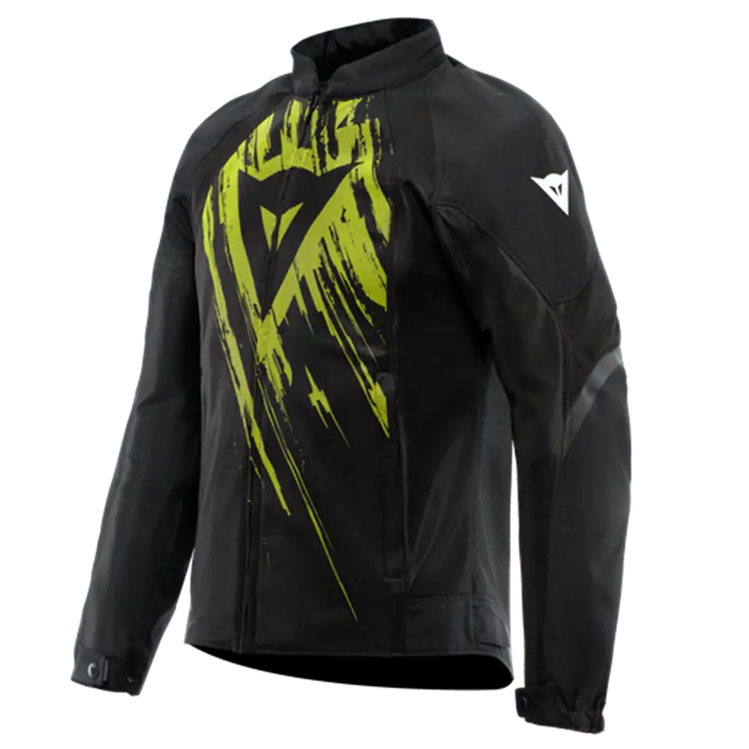 DAINESE CEKET/HEROSPHERE AIR TEX JACKET BLACK/FLUO/YELLOW