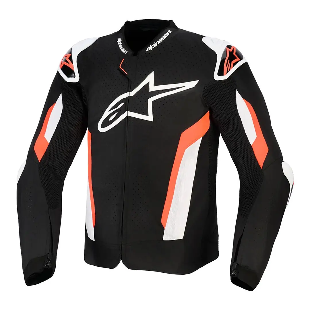 Alpinestars T-GP Air Korumalı Motosiklet Montu Siyah / Beyaz / Kırmızı