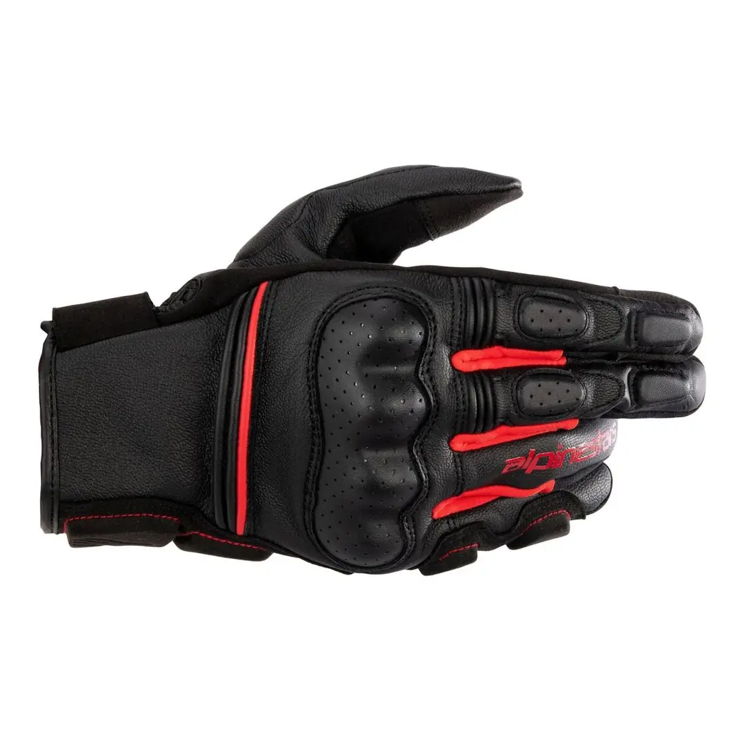 Alpinestars Phenom Korumalı Motosiklet Eldiveni Siyah / Kırmızı